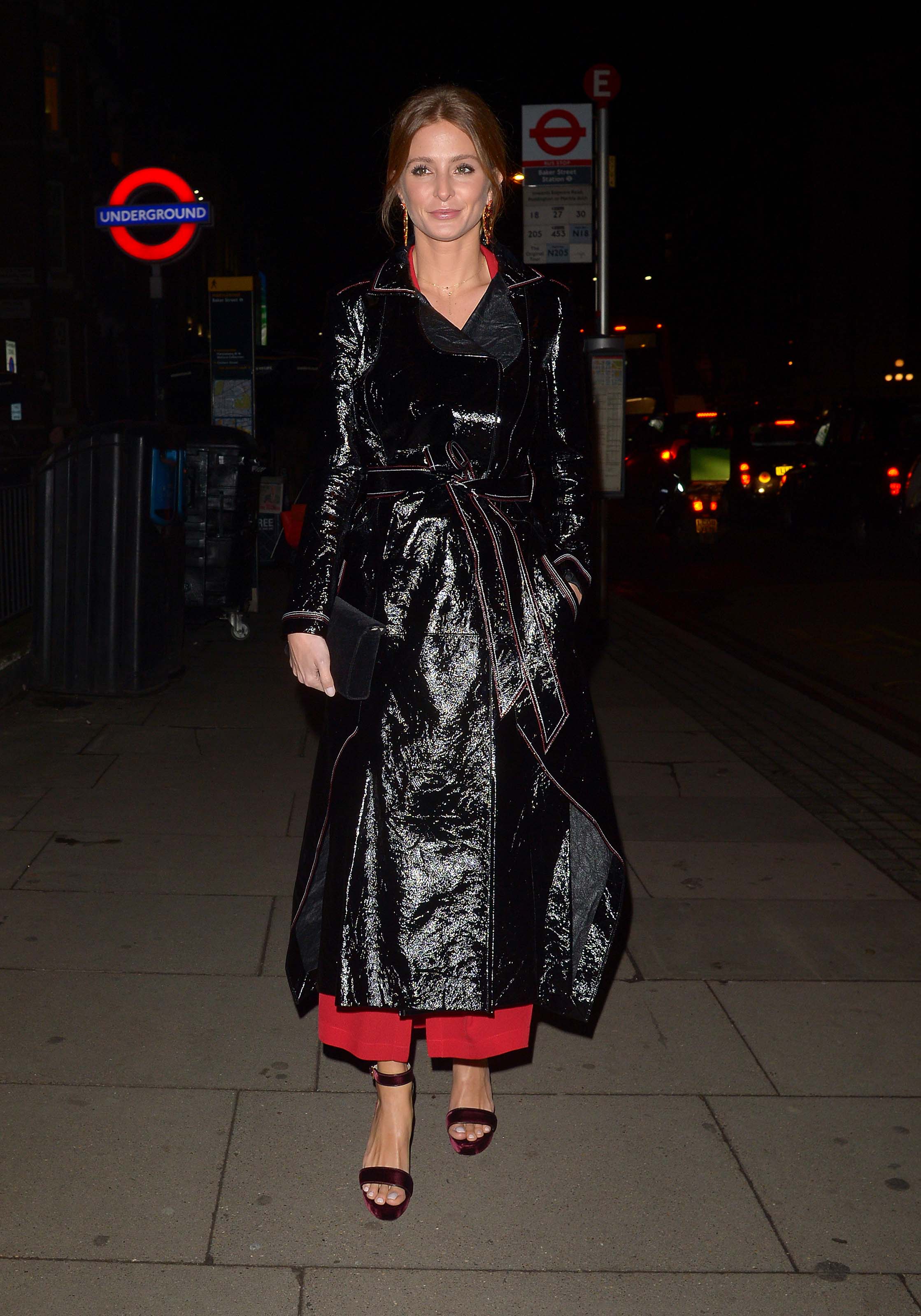 Millie Mackintosh seen attending Fashion Fighting Poverty for Oxfam