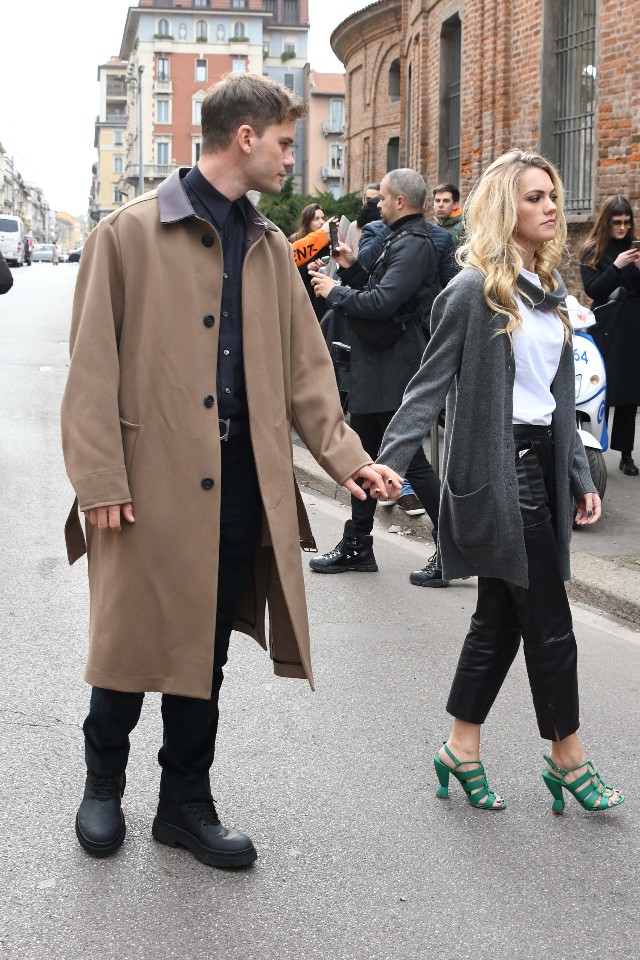 Jodie Spencer attends Salvatore Ferragamo show