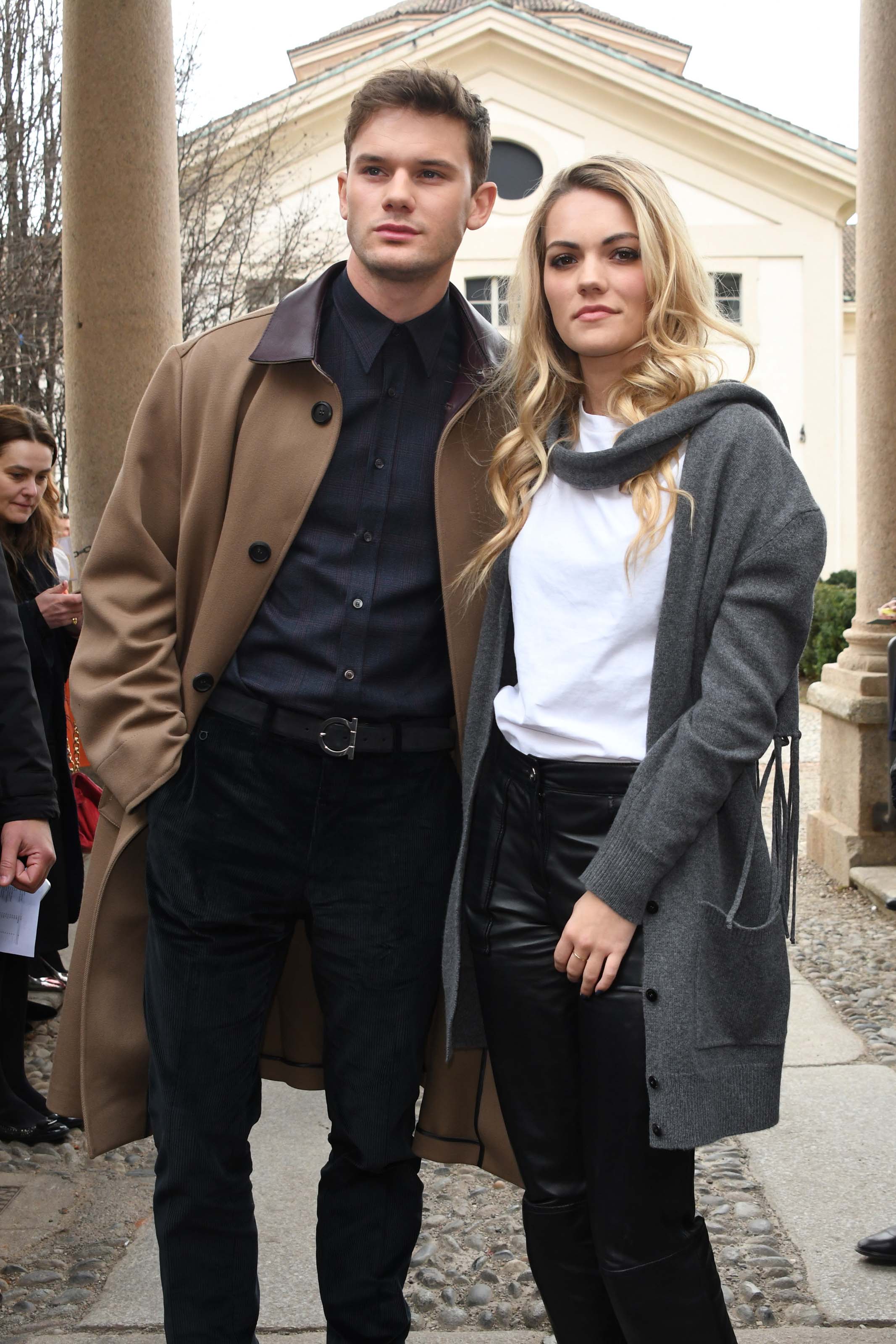 Jodie Spencer attends Salvatore Ferragamo show