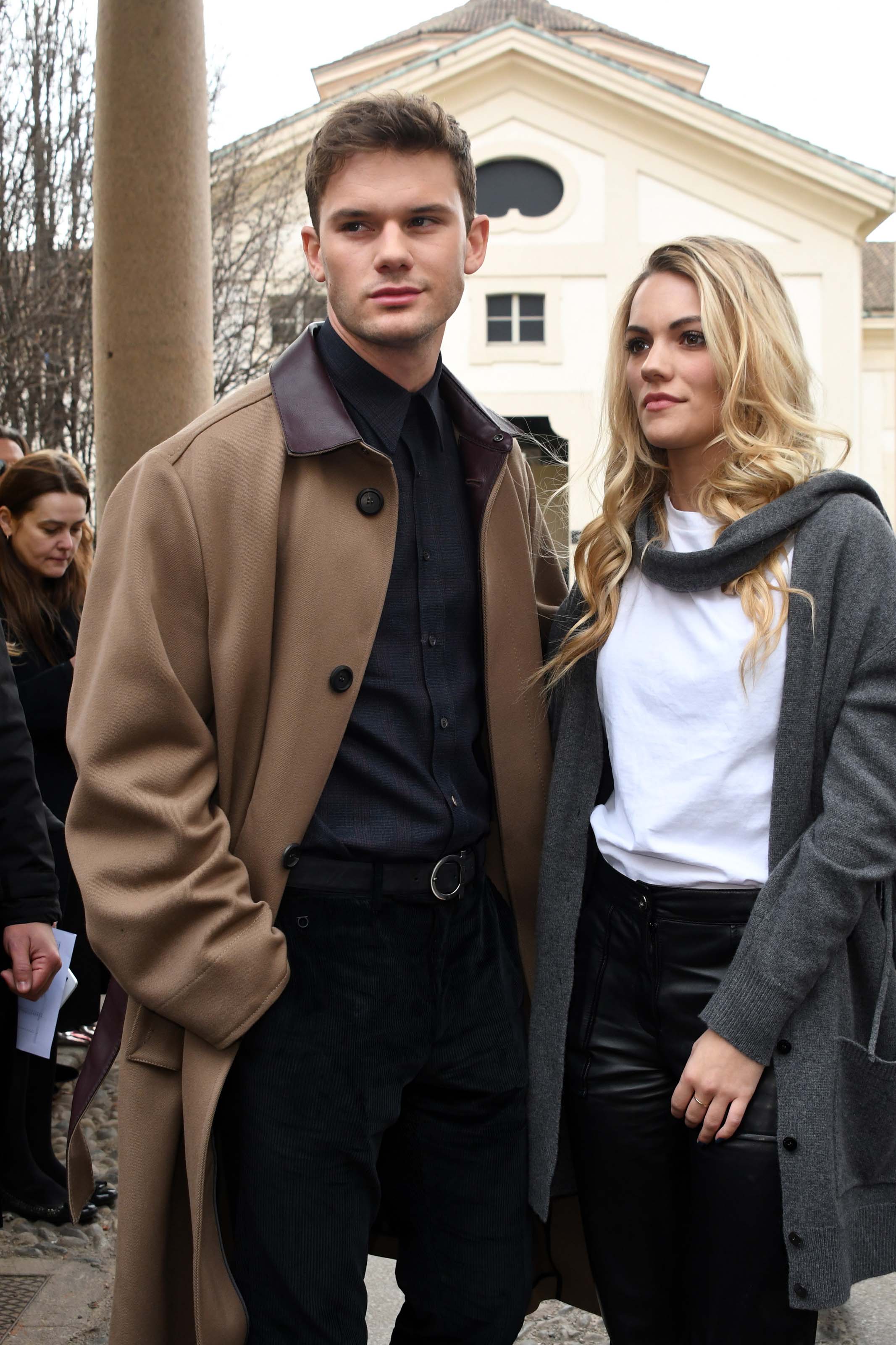 Jodie Spencer attends Salvatore Ferragamo show