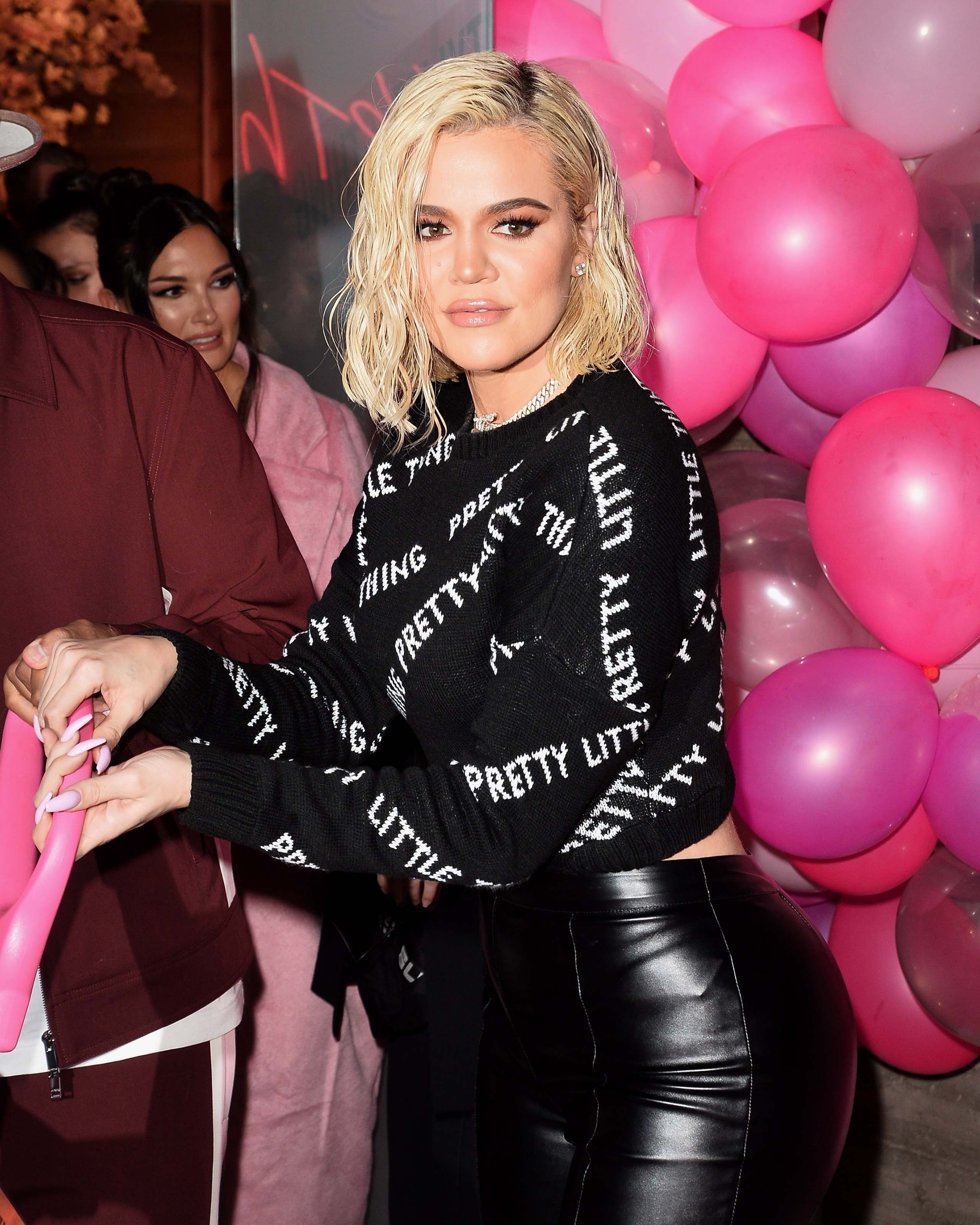 Khloe Kardashian attends PrettyLittleThing LA Office Opening Party