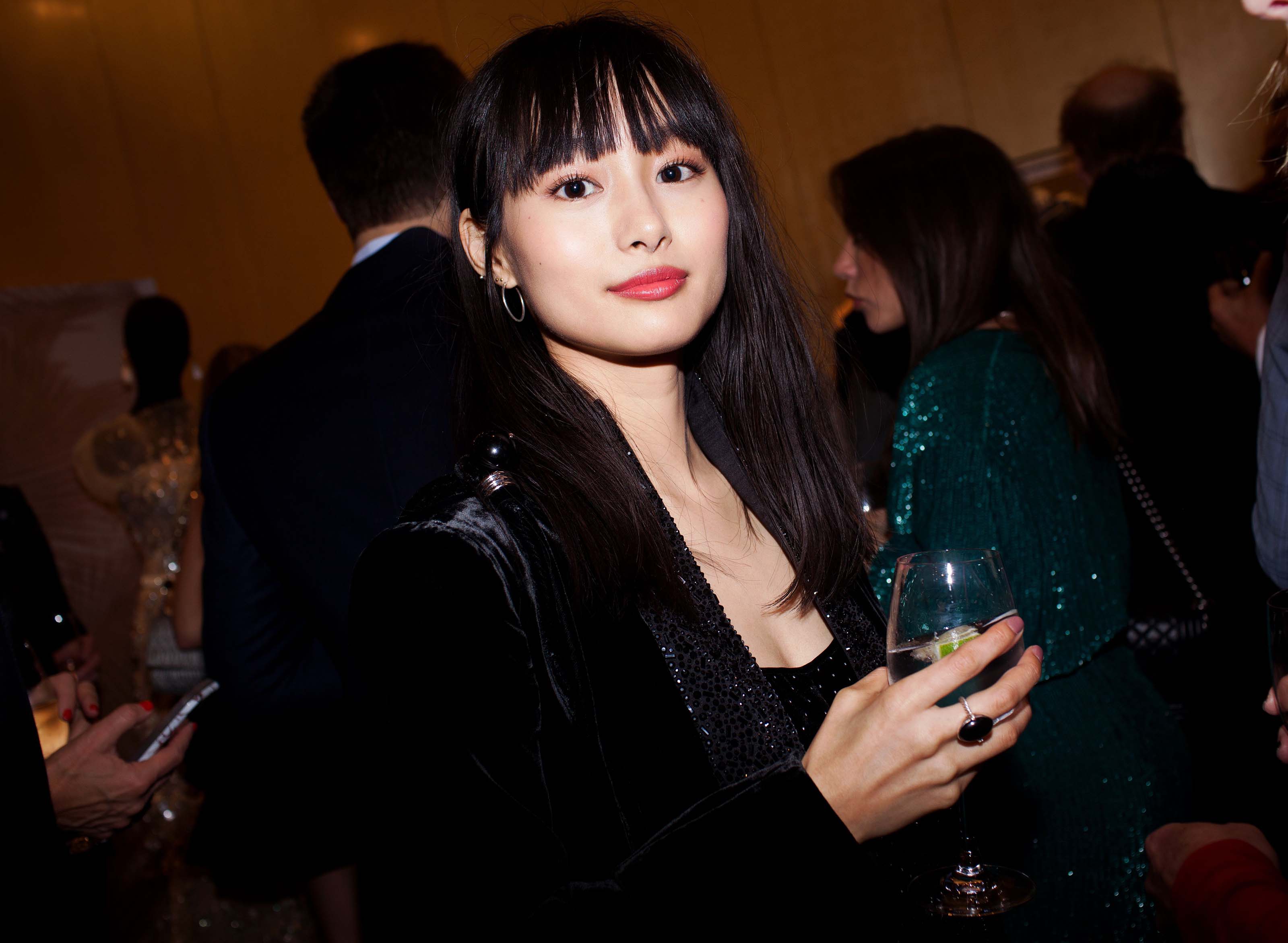 Shioli Kutsuna at Women in Film Oscar Nominee Party