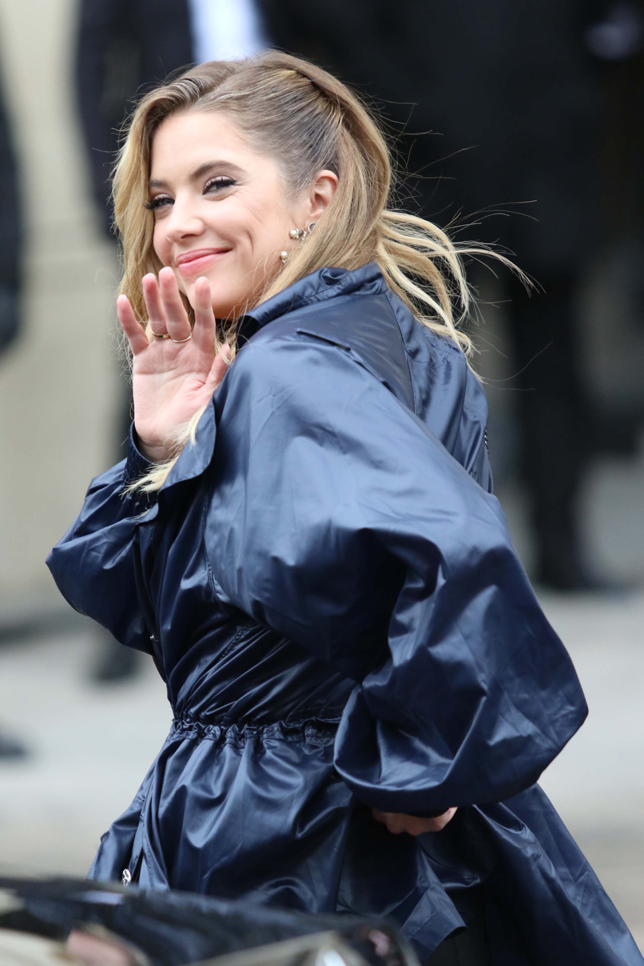 Ashley Benson leaves the Bristol hotel for the Chanel fashion show