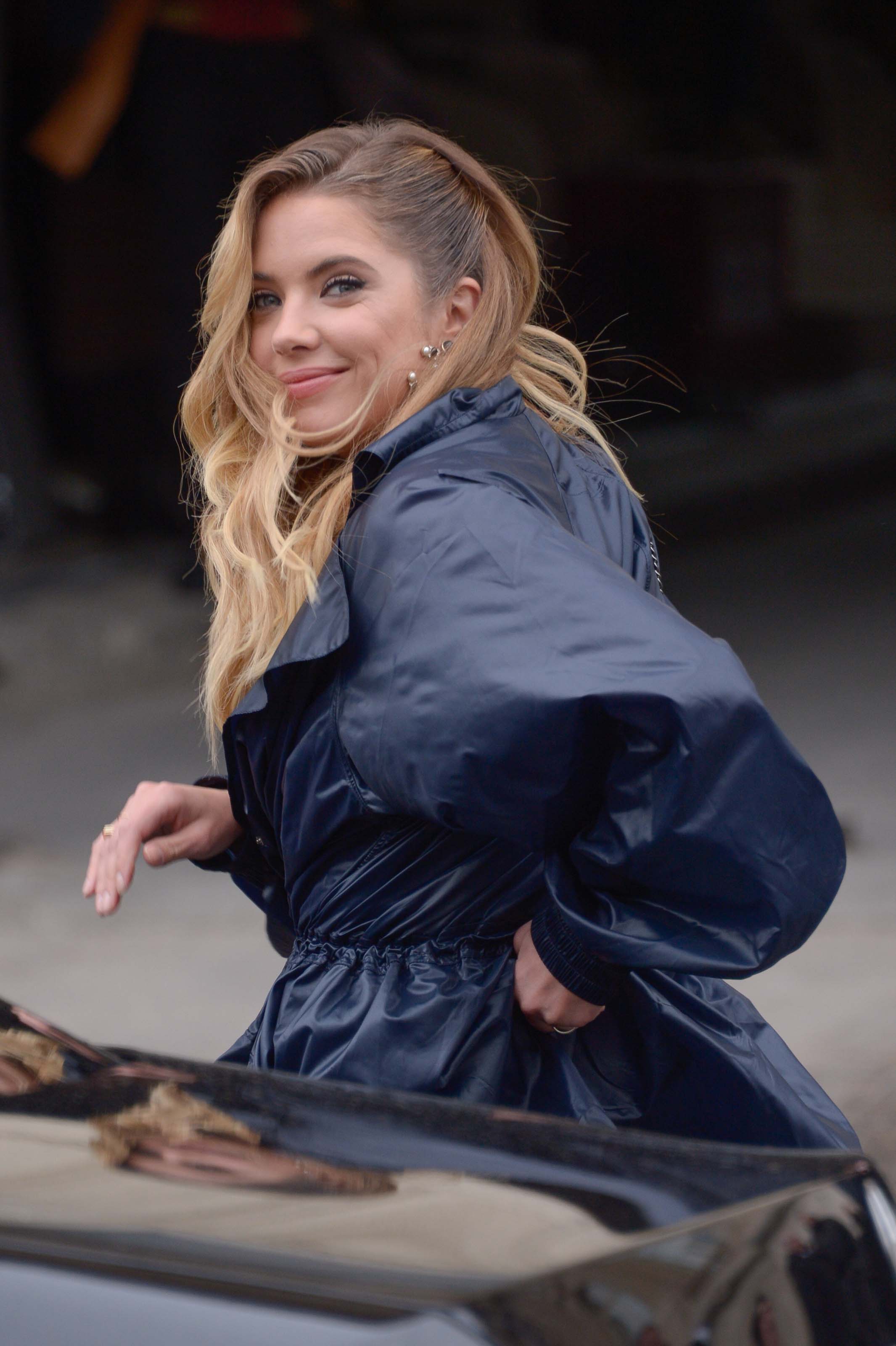 Ashley Benson leaves the Bristol hotel for the Chanel fashion show