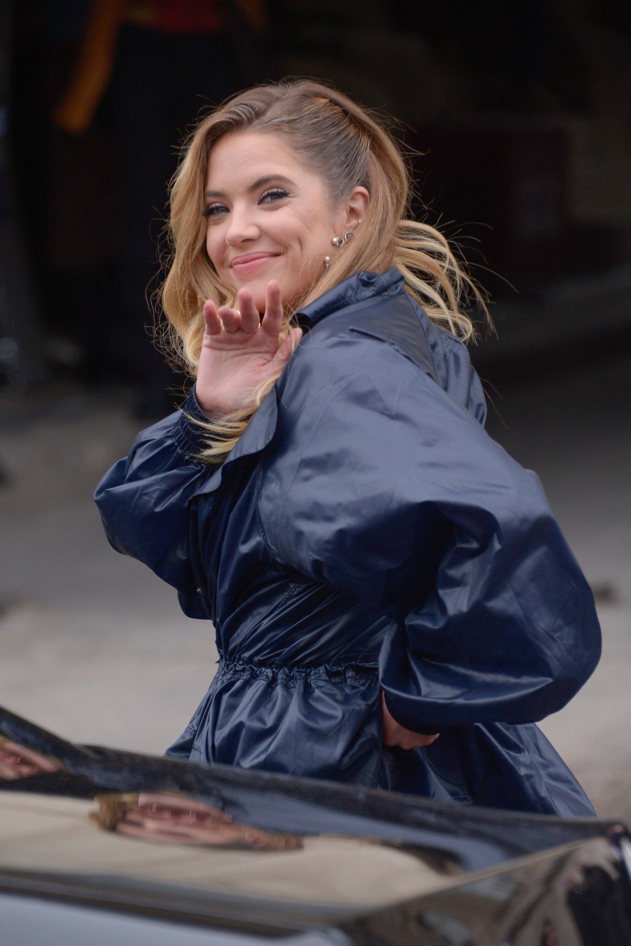 Ashley Benson leaves the Bristol hotel for the Chanel fashion show