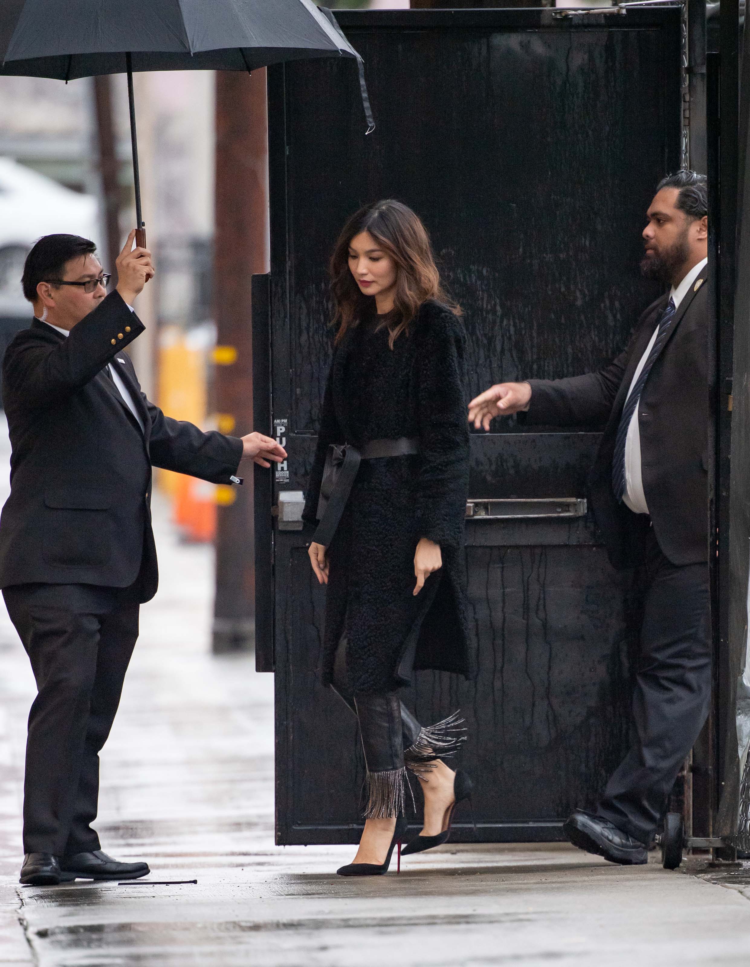 Gemma Chan at Jimmy Kimmel Live