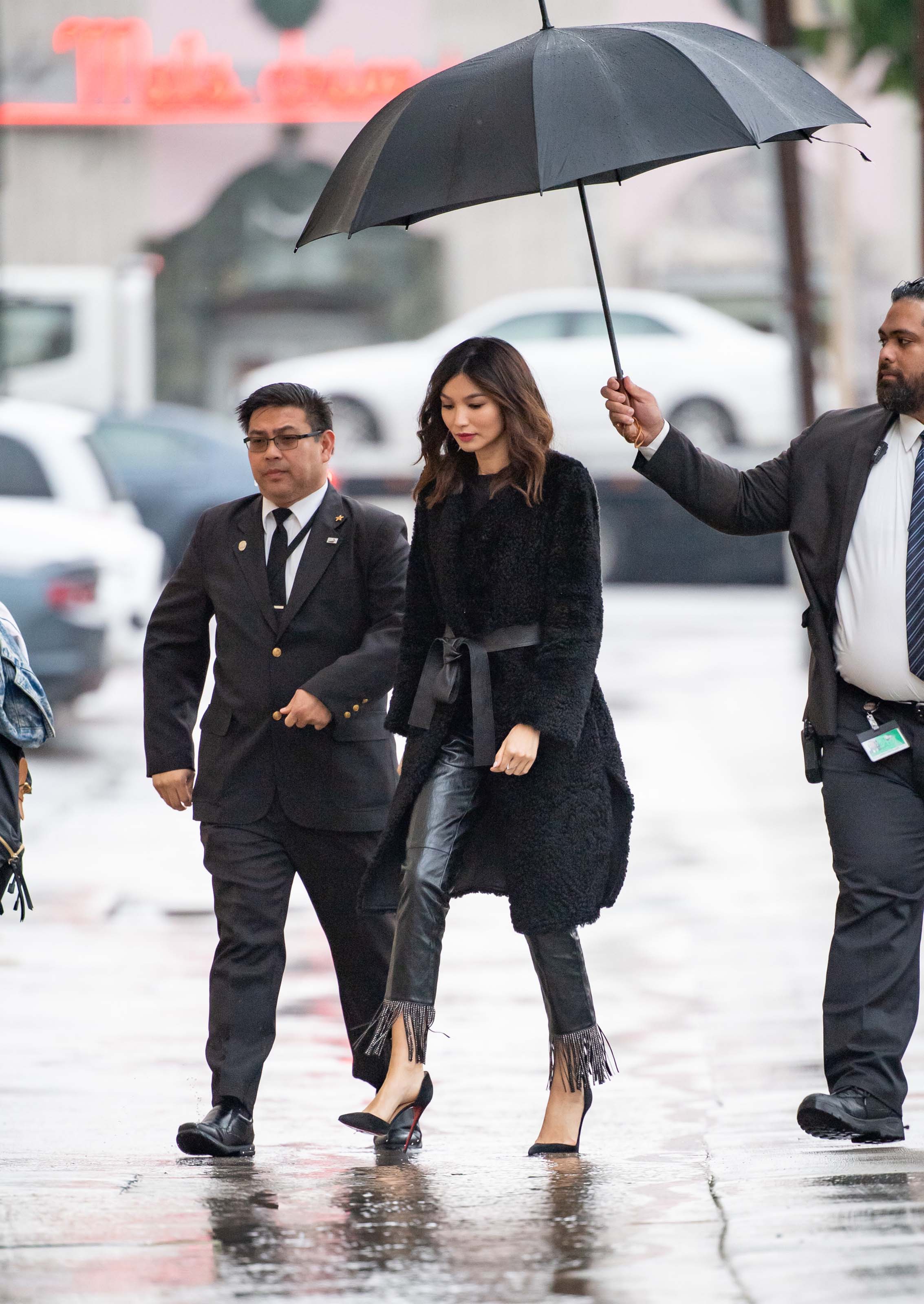 Gemma Chan at Jimmy Kimmel Live