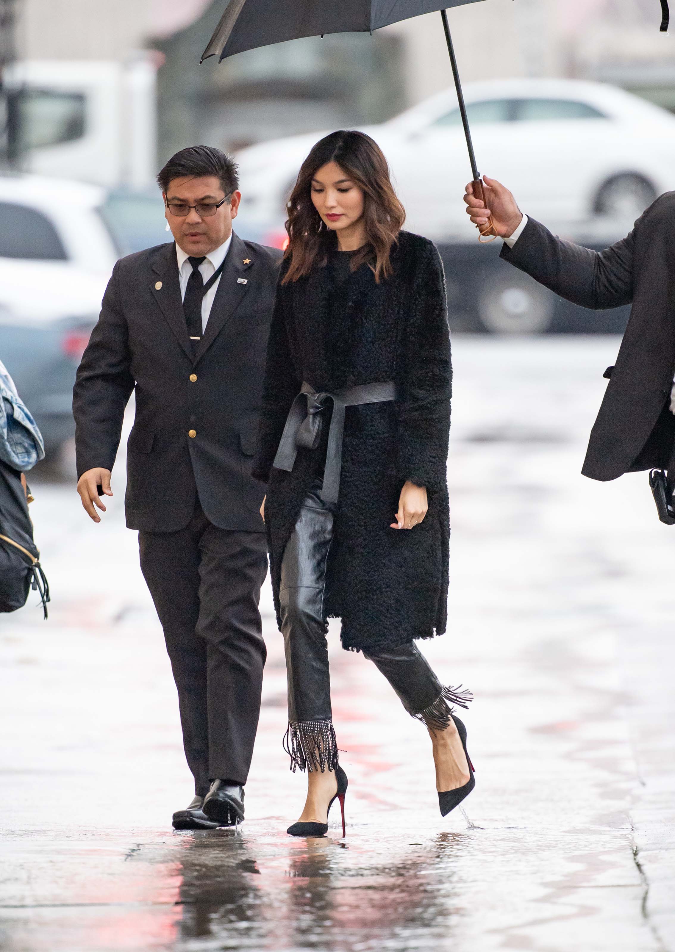 Gemma Chan at Jimmy Kimmel Live