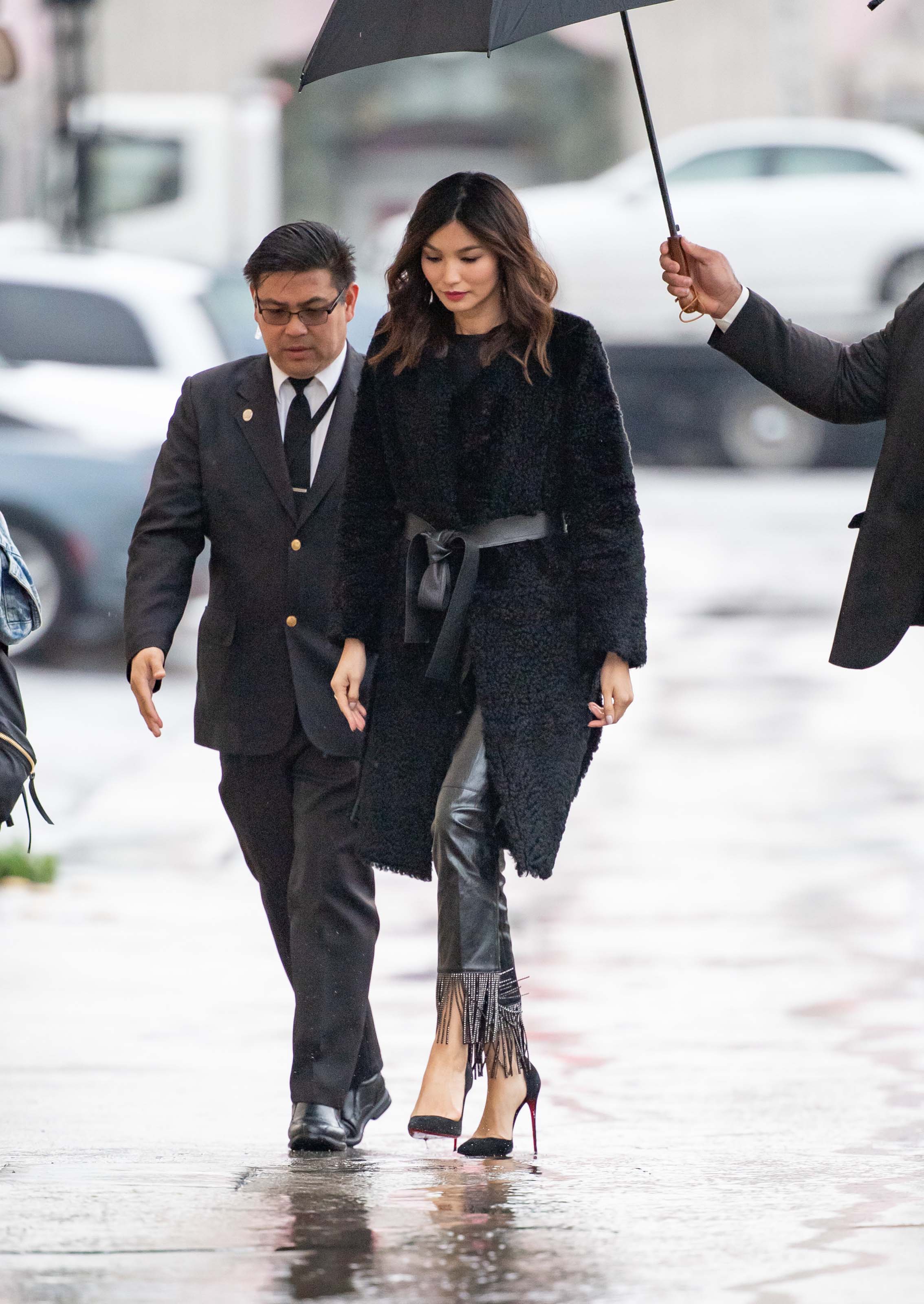 Gemma Chan at Jimmy Kimmel Live