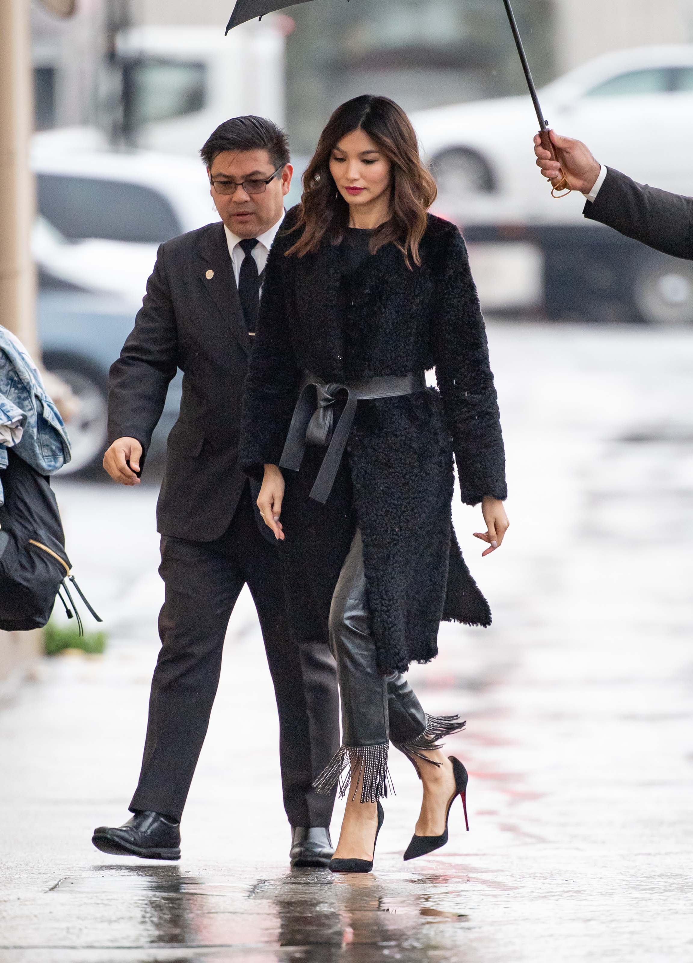 Gemma Chan at Jimmy Kimmel Live