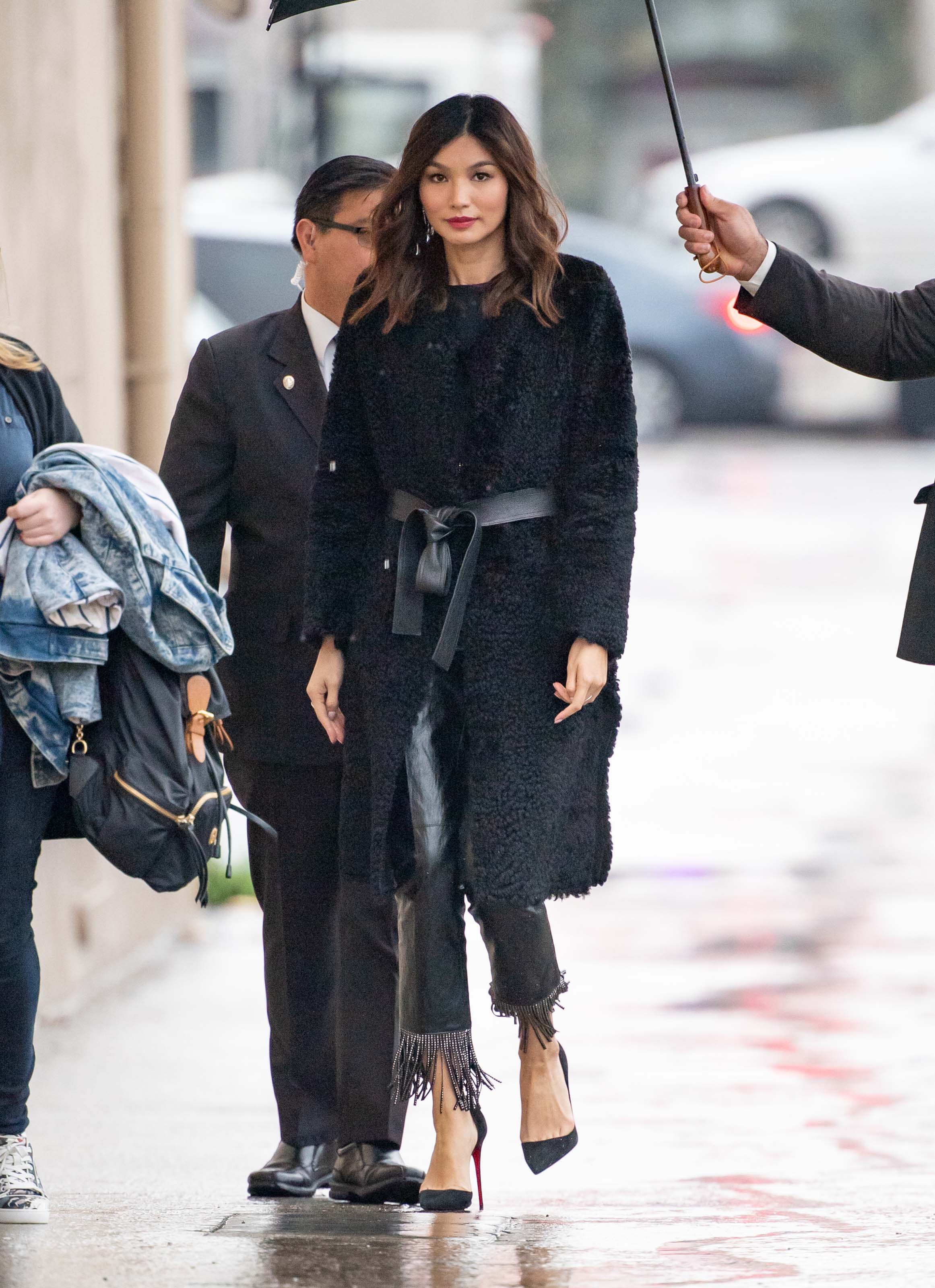 Gemma Chan at Jimmy Kimmel Live