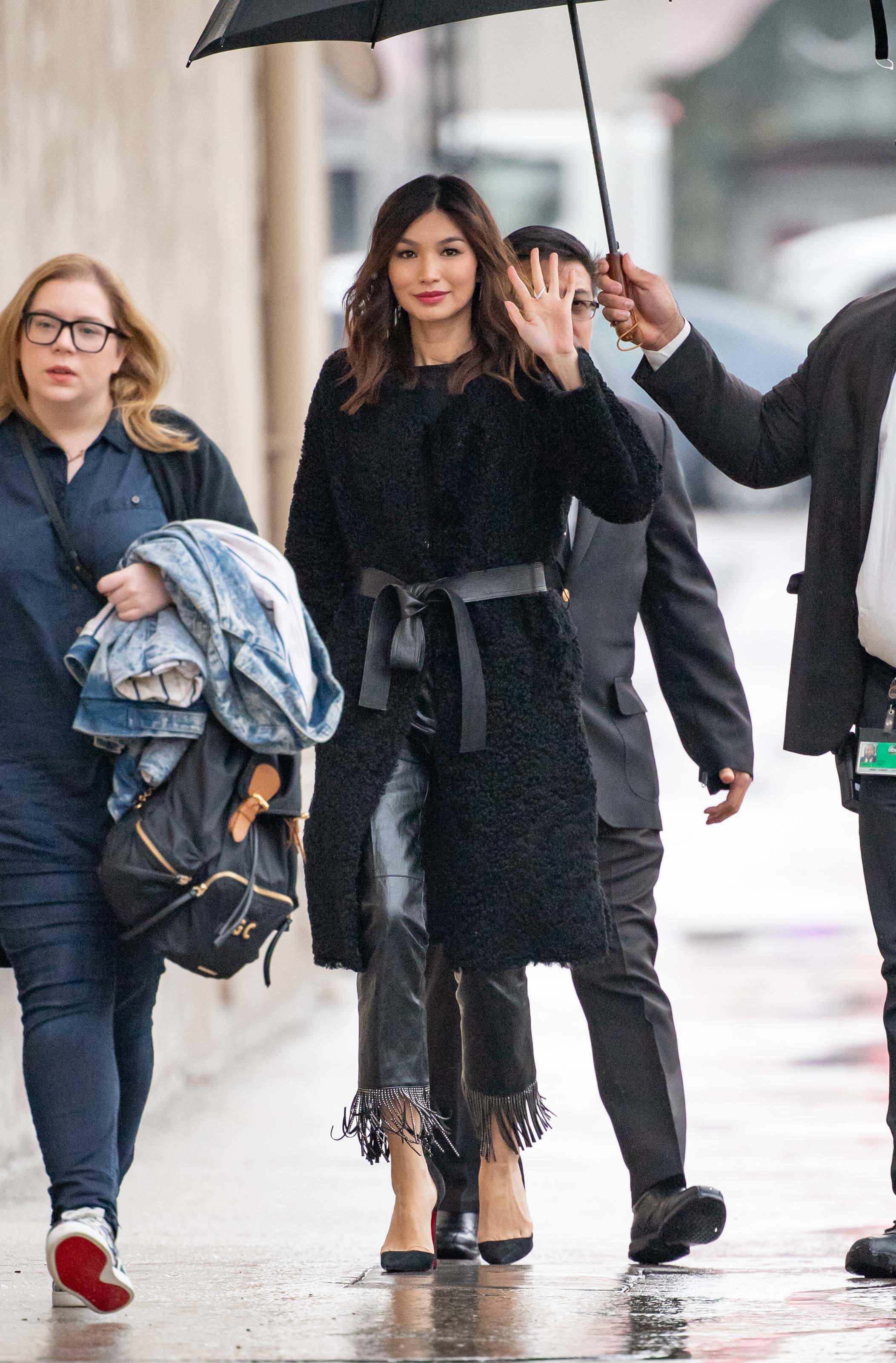 Gemma Chan at Jimmy Kimmel Live