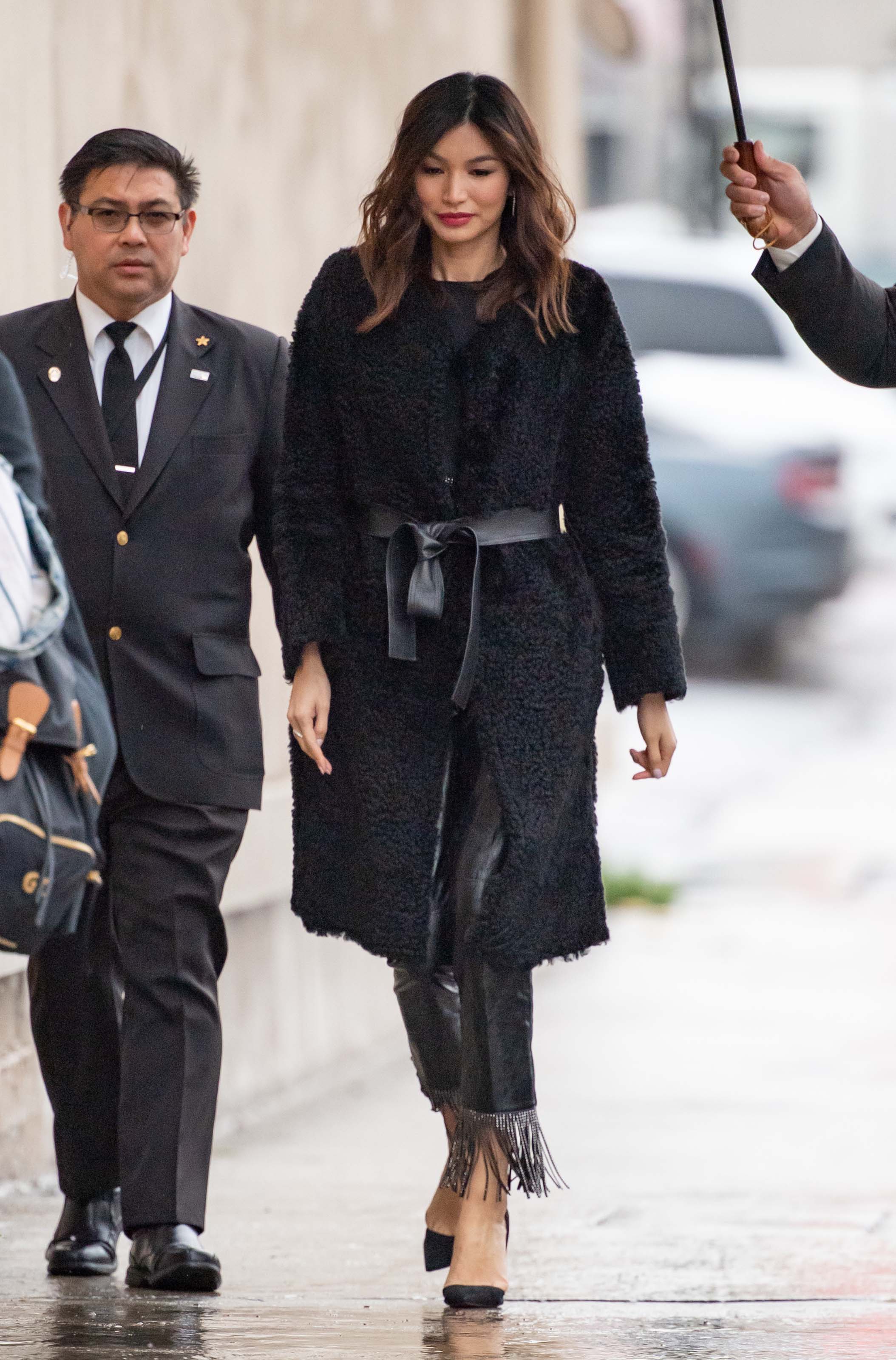 Gemma Chan at Jimmy Kimmel Live