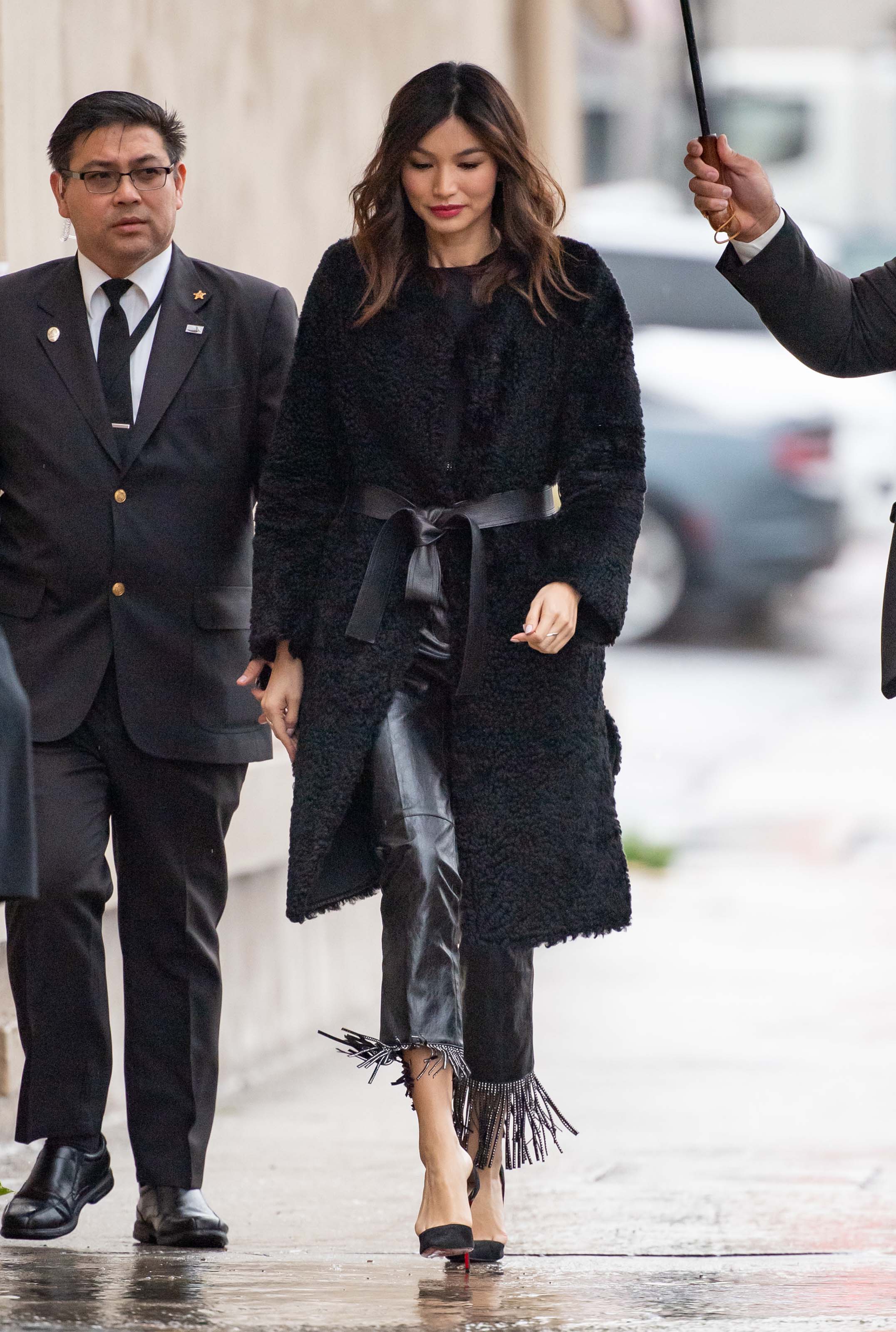 Gemma Chan at Jimmy Kimmel Live