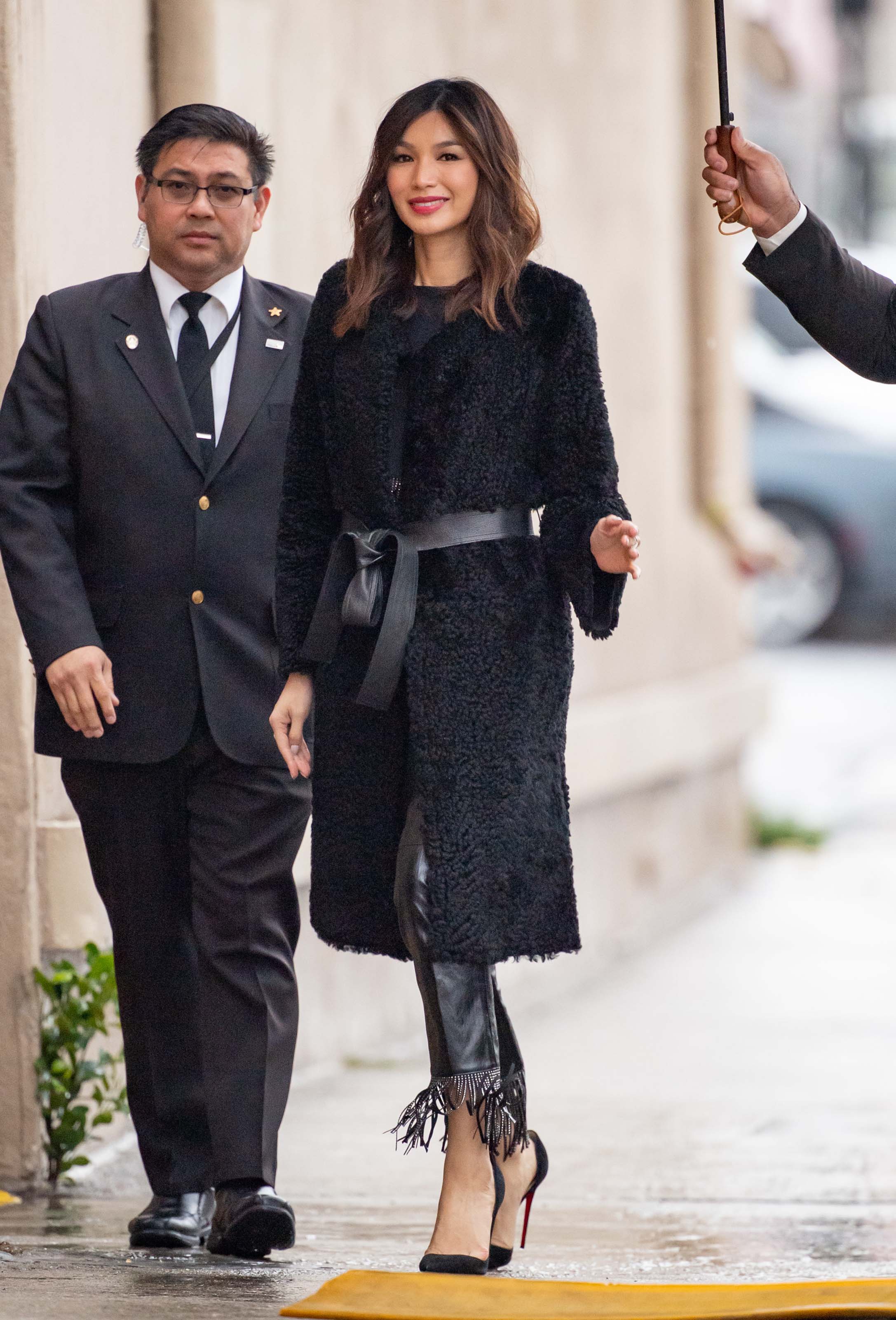 Gemma Chan at Jimmy Kimmel Live