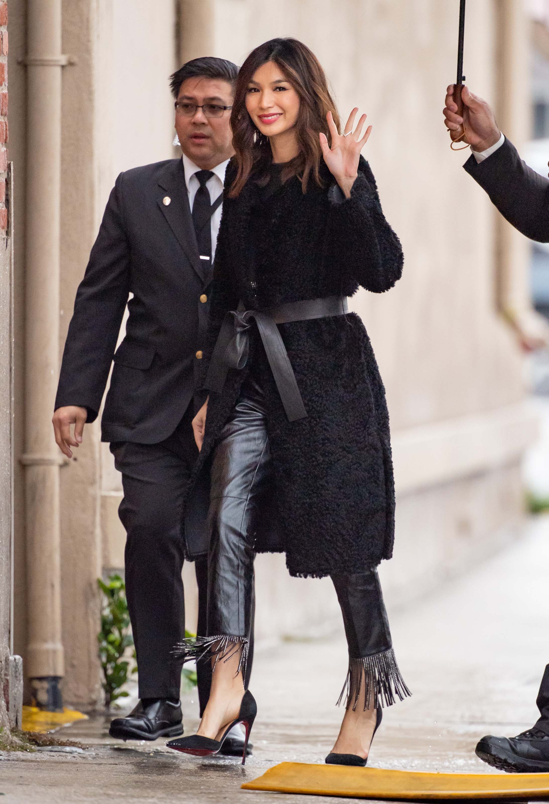 Gemma Chan at Jimmy Kimmel Live