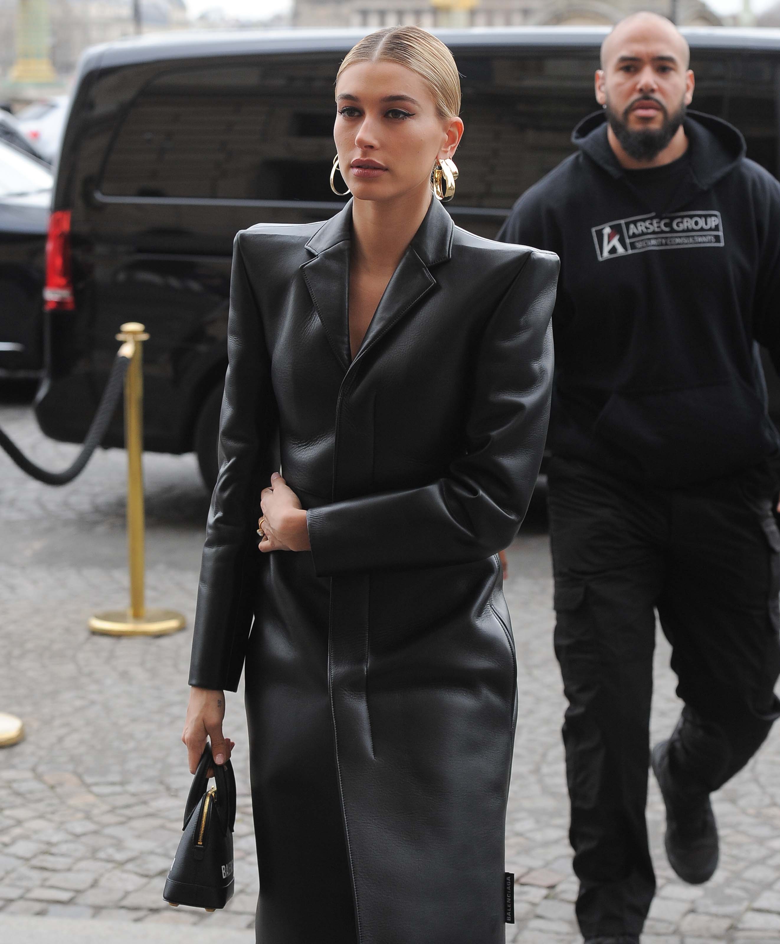 Hailey Baldwin out in Paris