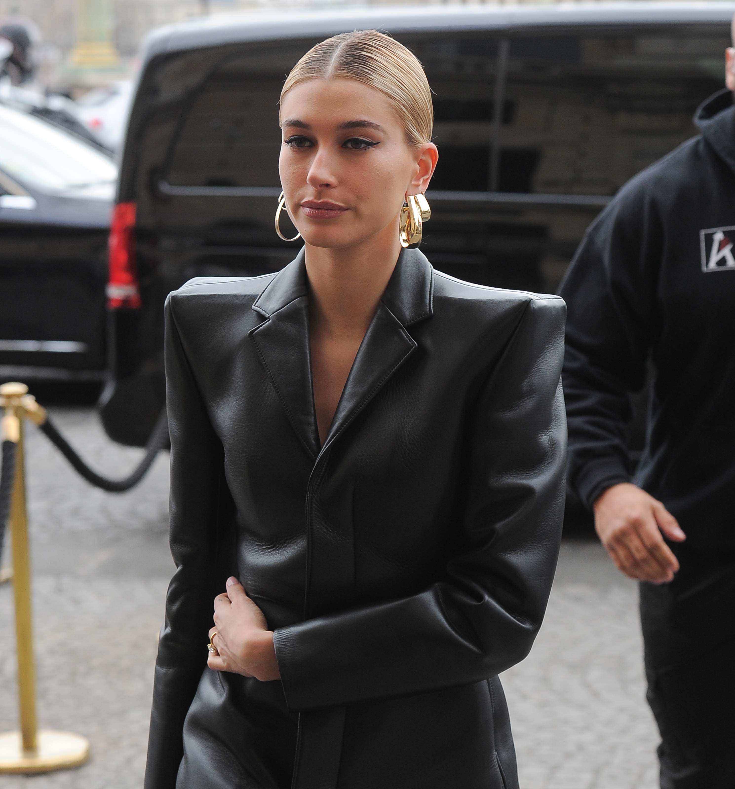 Hailey Baldwin out in Paris