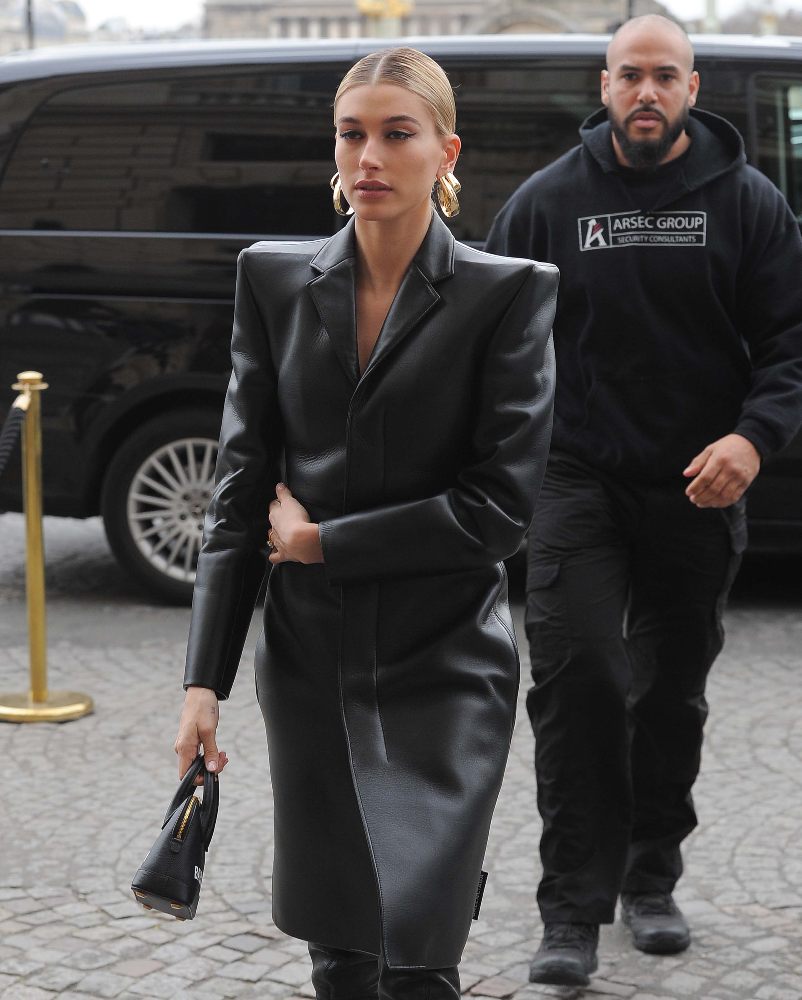 Hailey Baldwin out in Paris