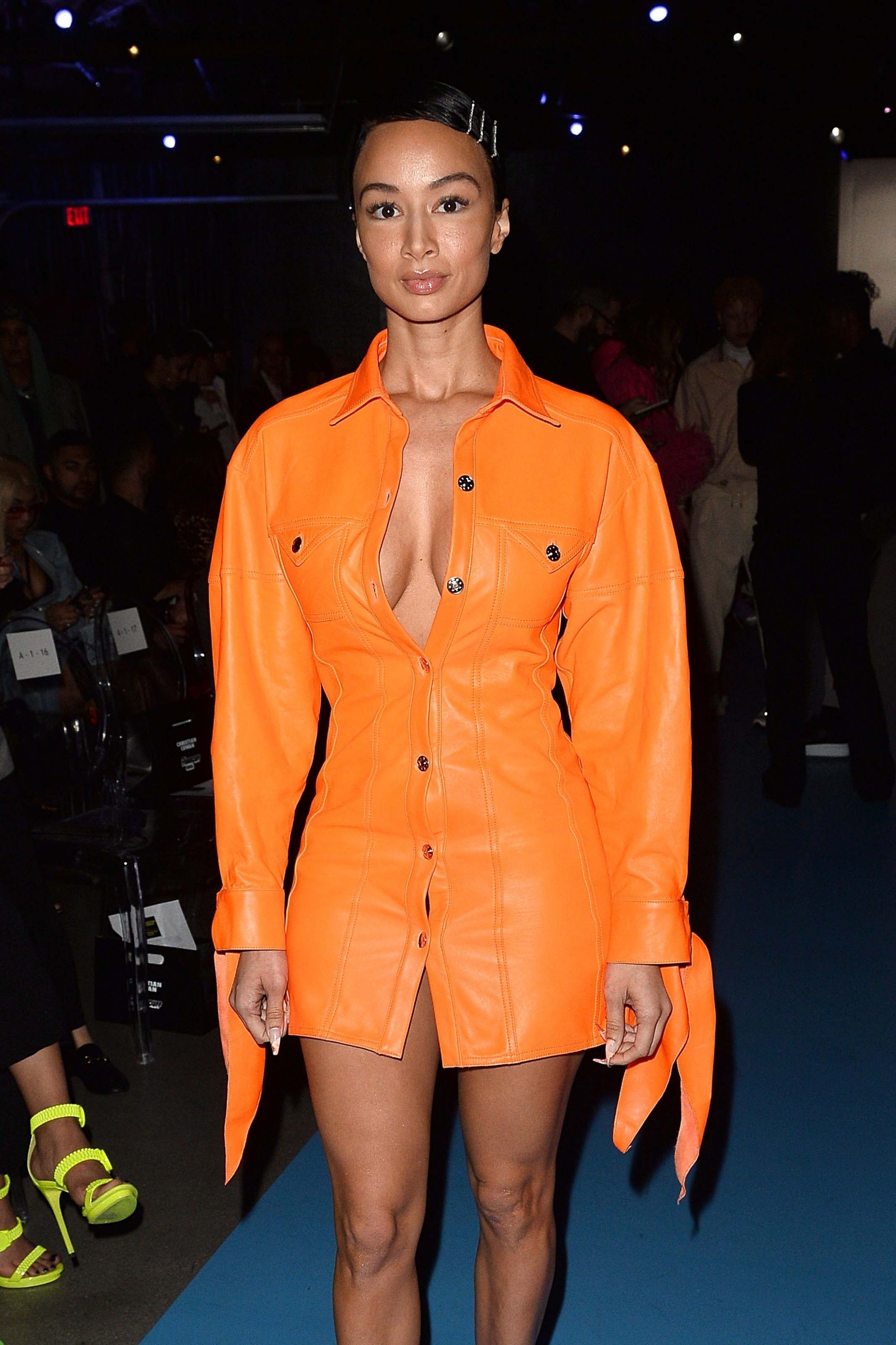 Draya Michele attends the Christian Cowan PowerPuff Girls Fashion Show