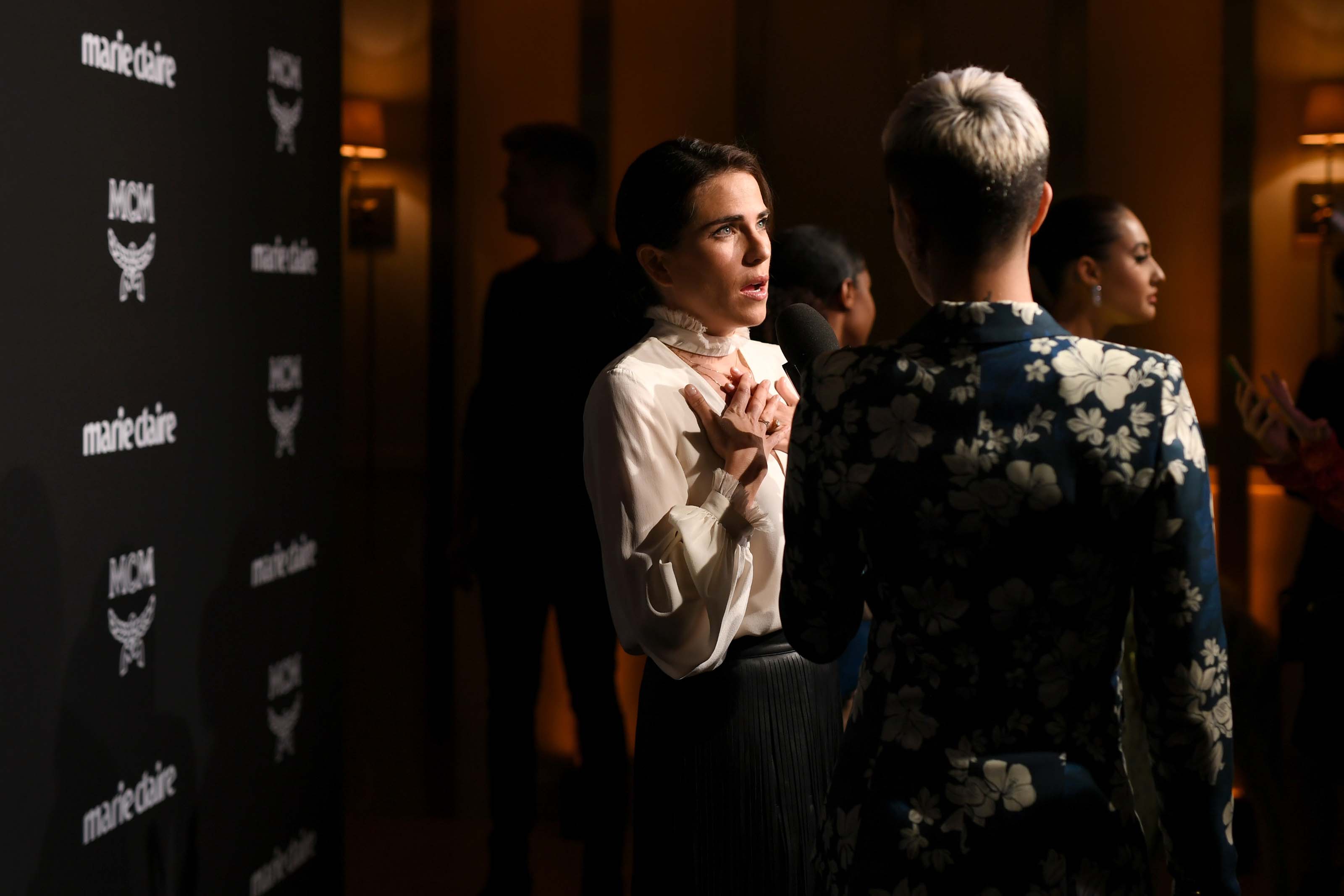 Karla Souza arrives at the Marie Claire Change Makers Celebration
