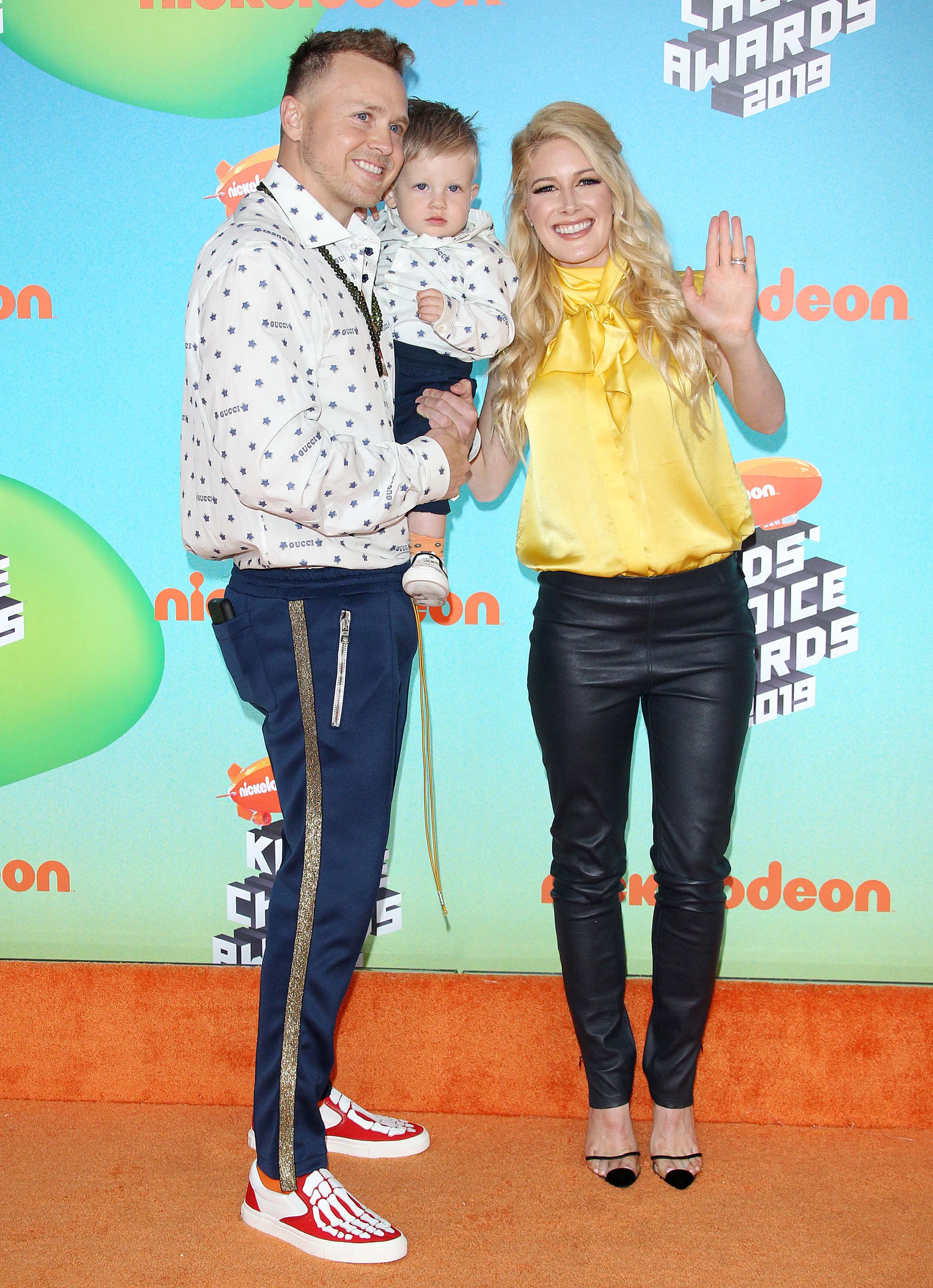 Heidi Montag attending 2019 Kids Choice Awards