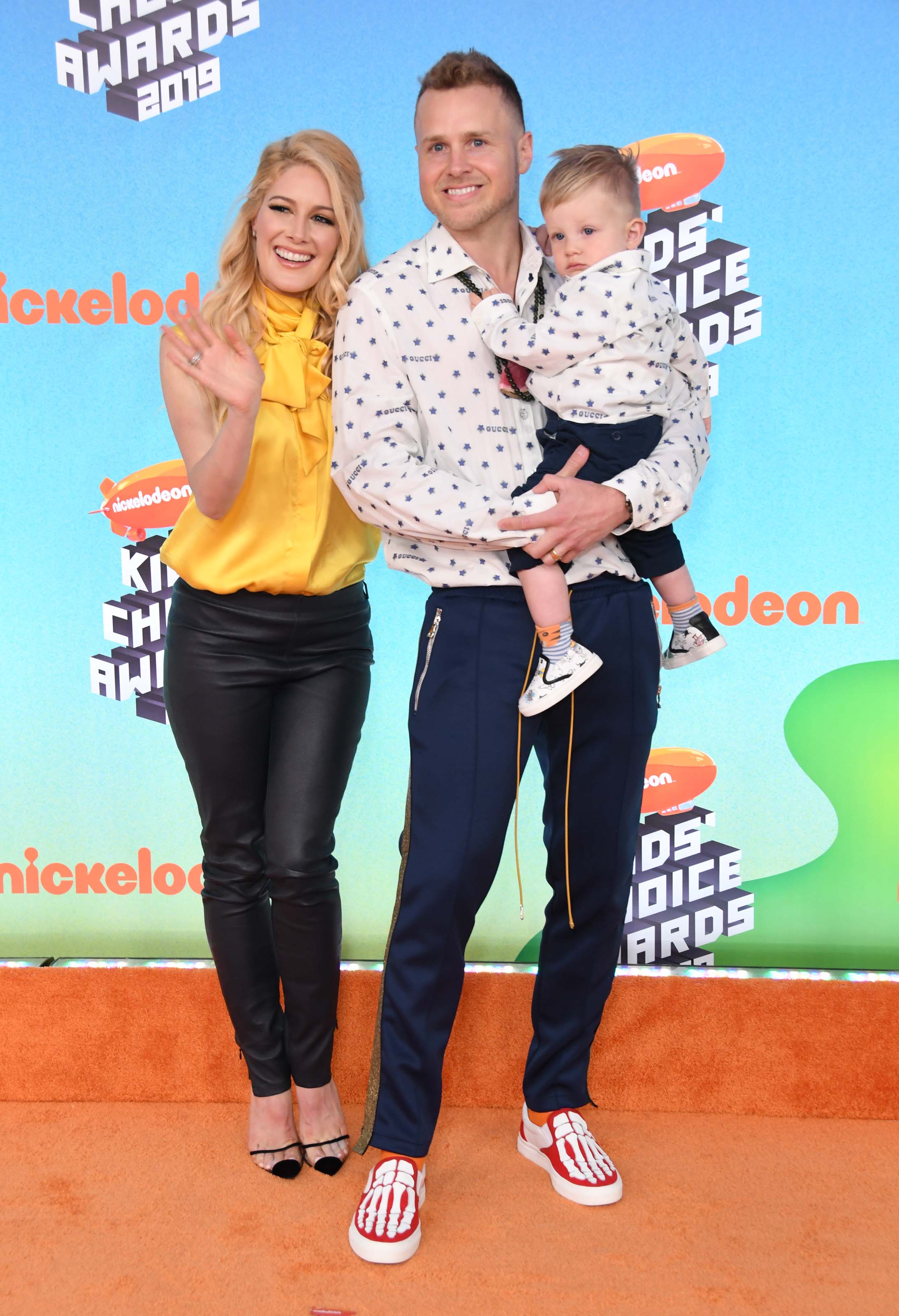 Heidi Montag attending 2019 Kids Choice Awards