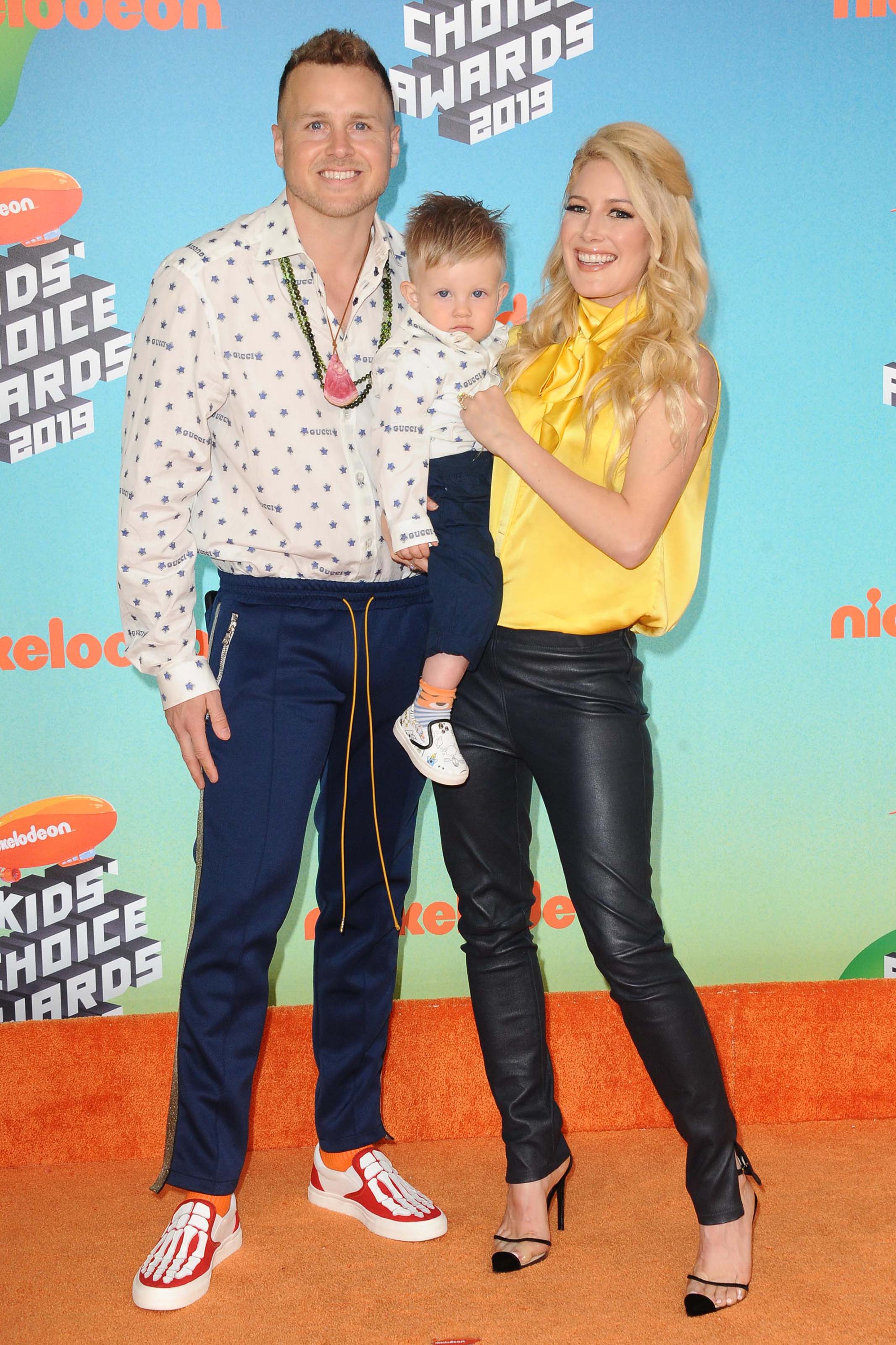 Heidi Montag attending 2019 Kids Choice Awards