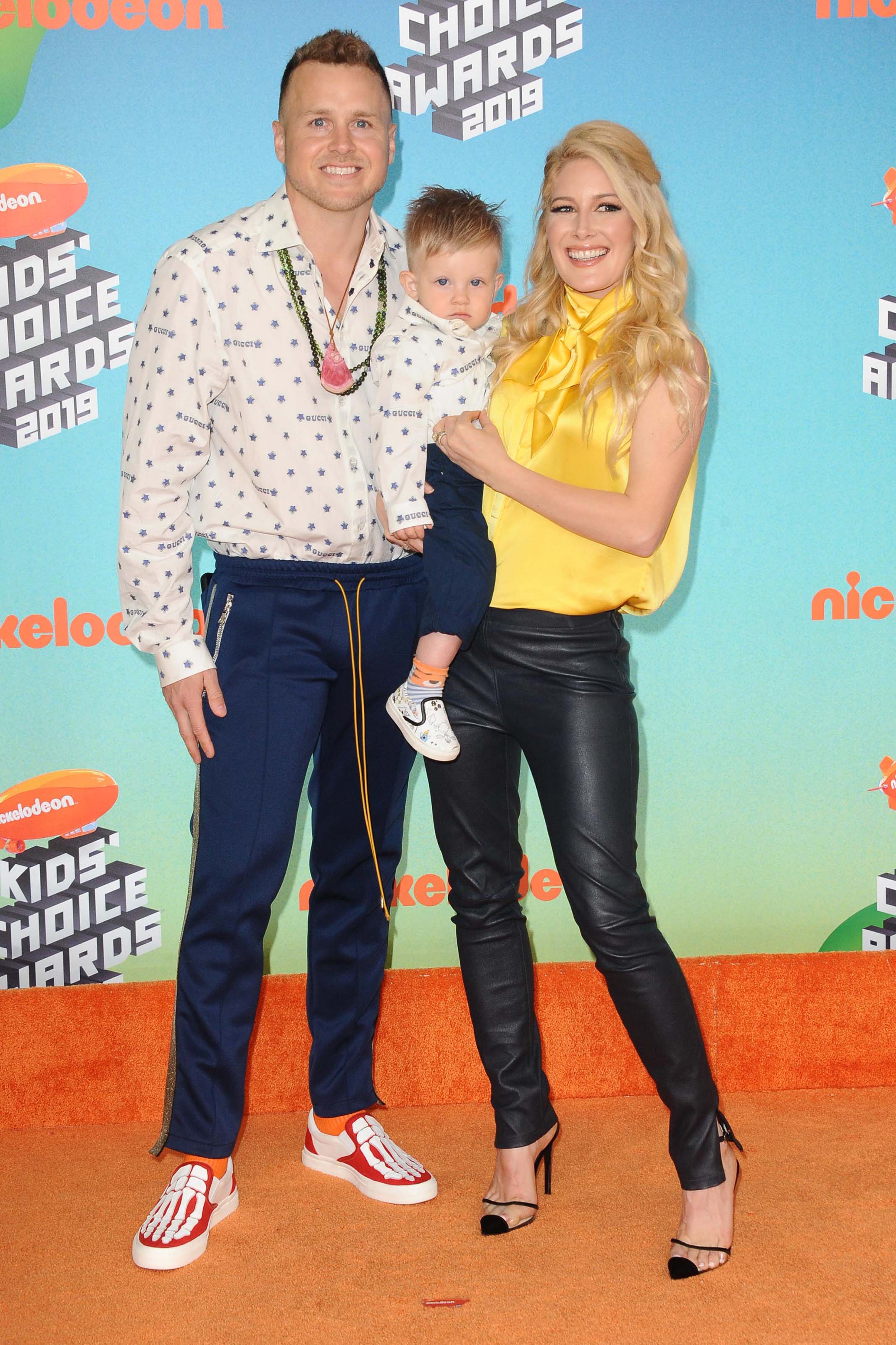 Heidi Montag attending 2019 Kids Choice Awards