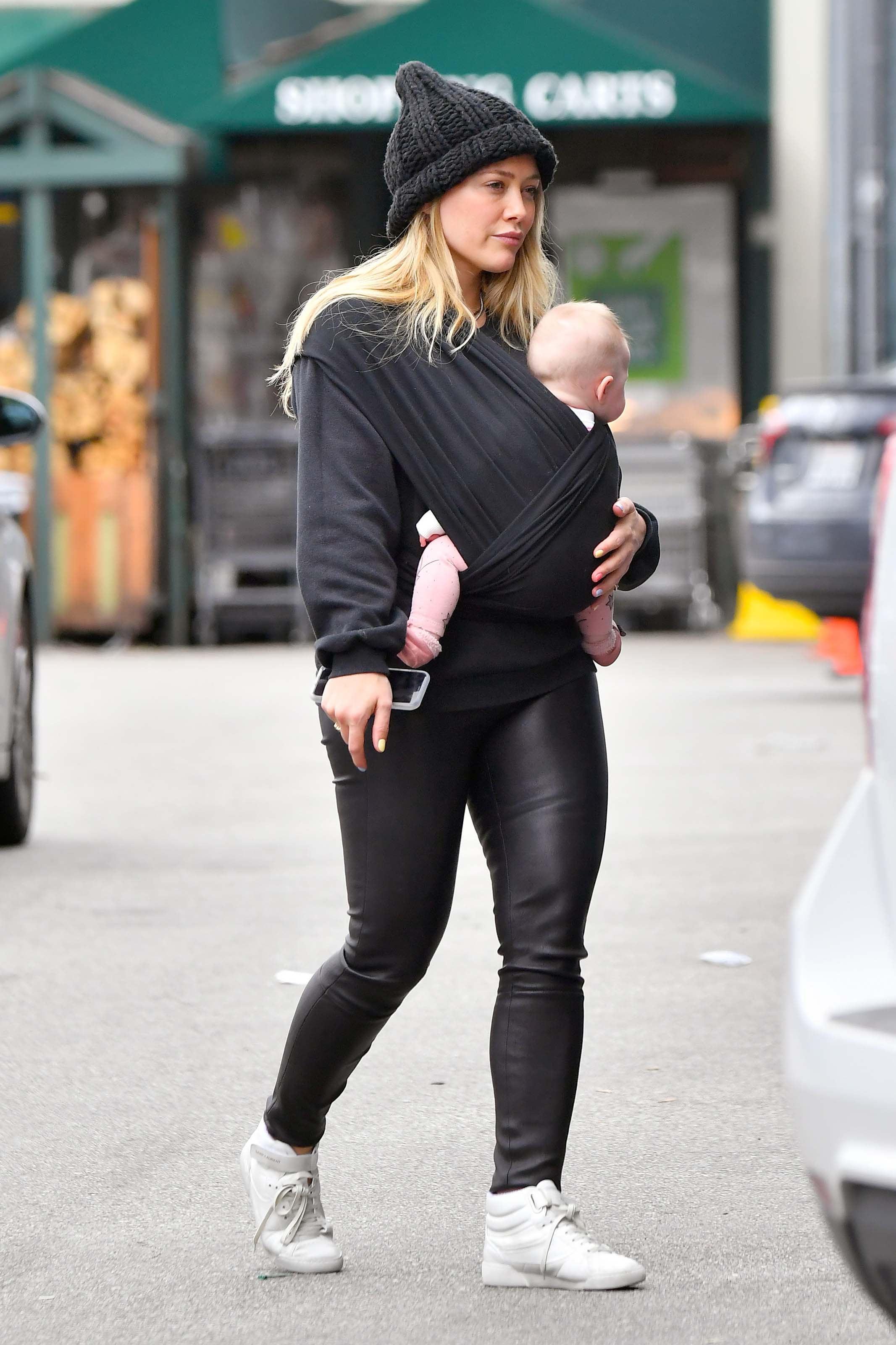 Hilary Duff out in LA