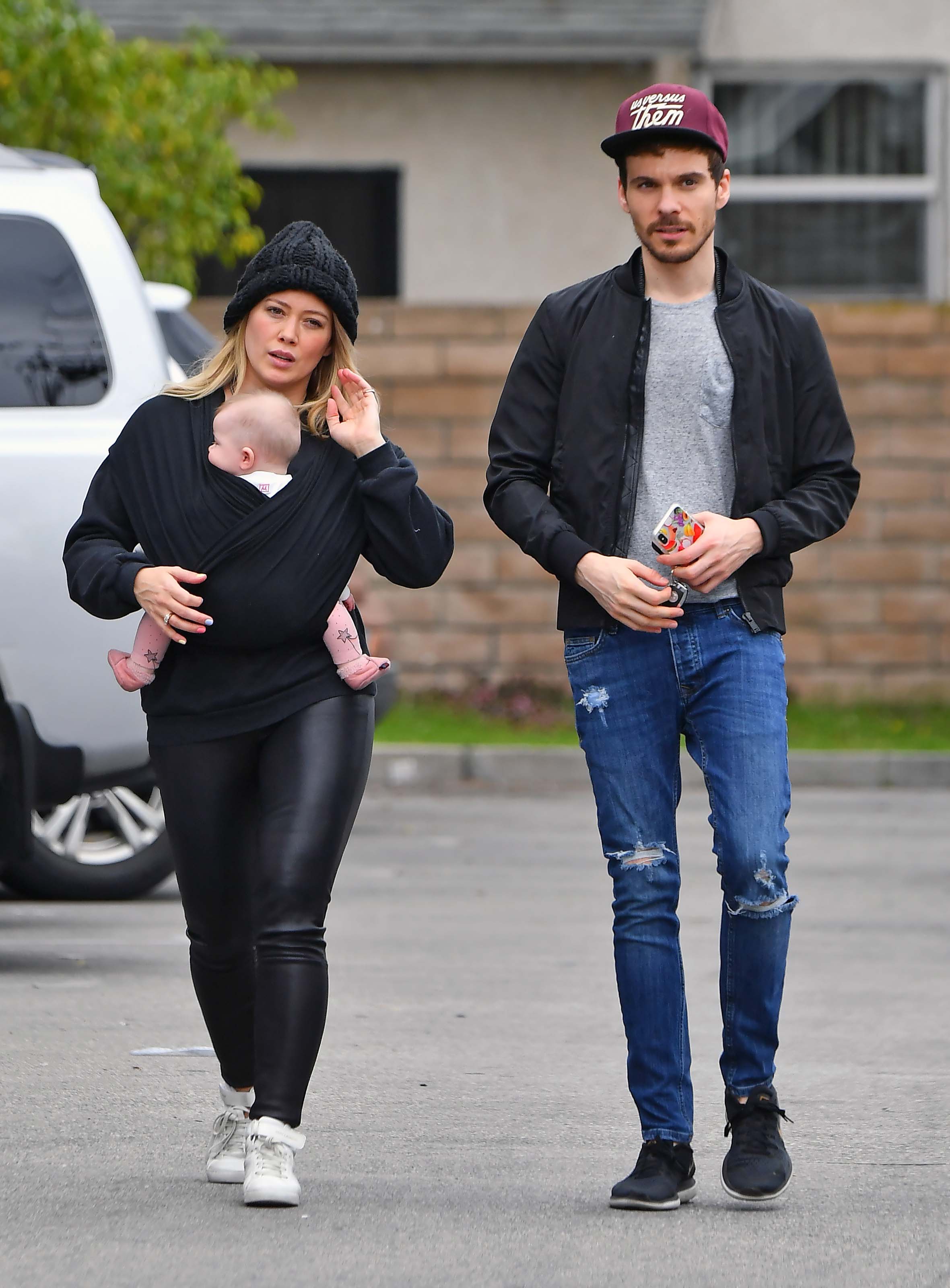 Hilary Duff out in LA