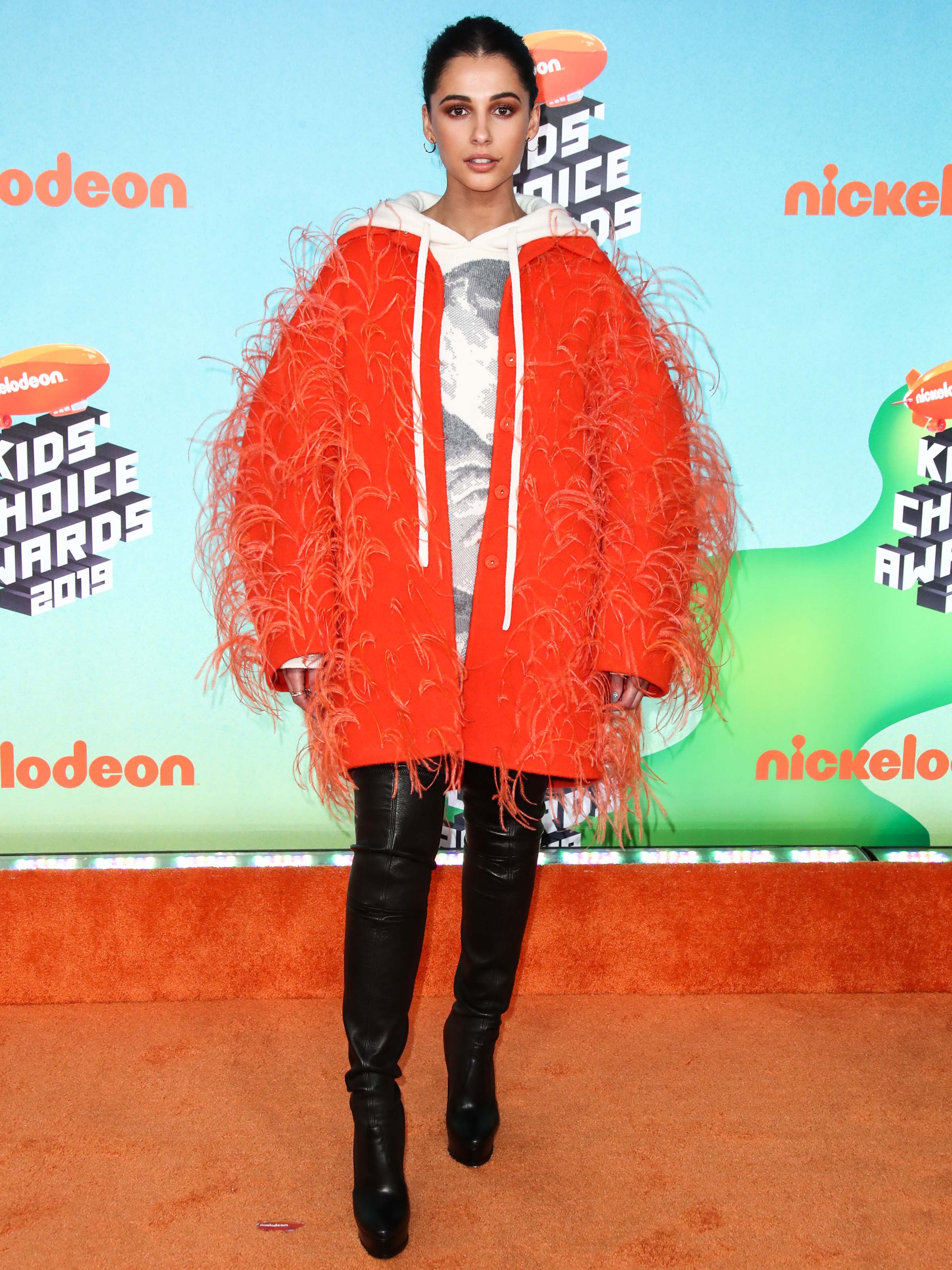 Naomi Scott attending Nickelodeon Kids’ Choice Awards