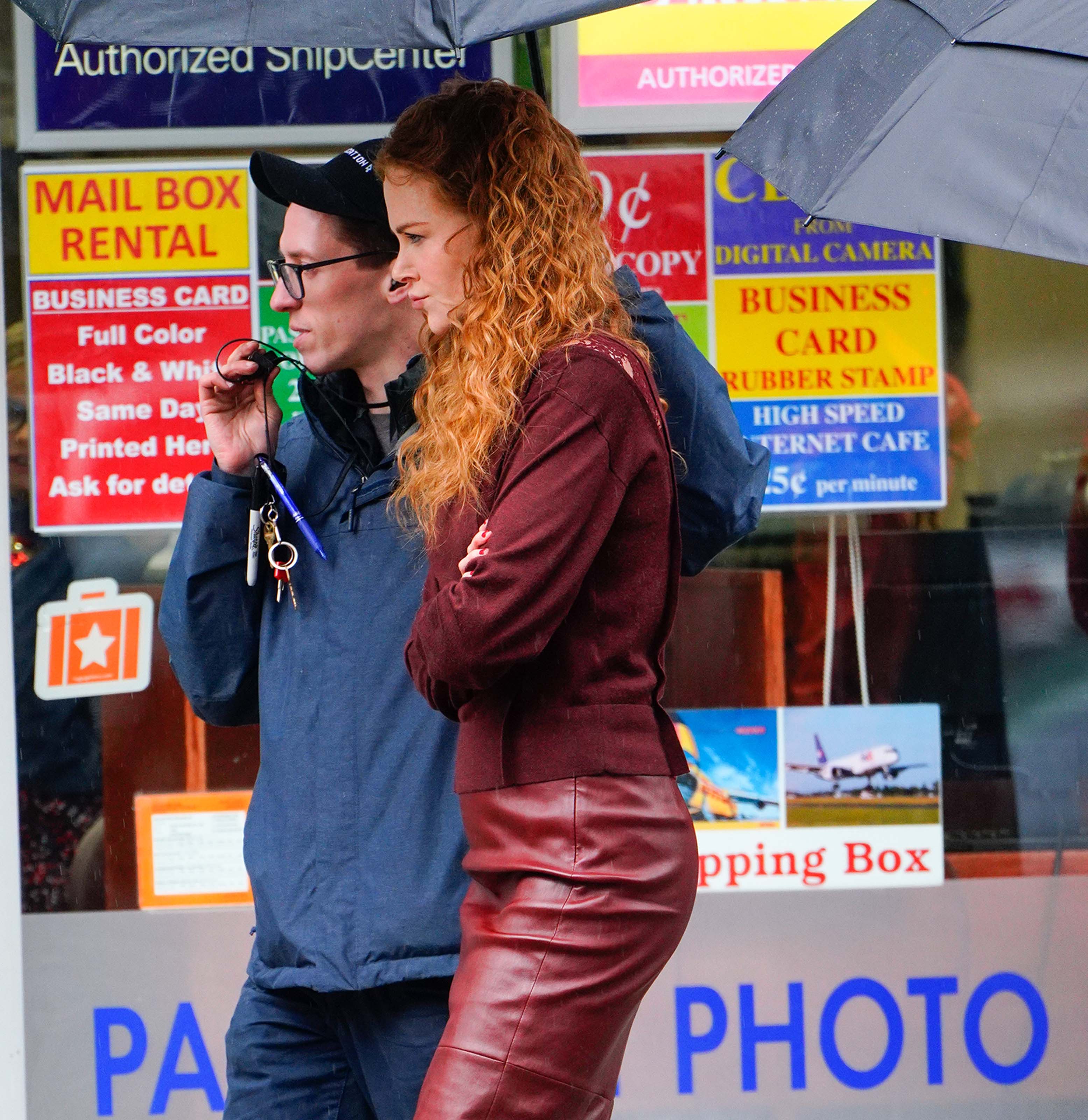 Nicole Kidman on the set of ‘The Undoing’