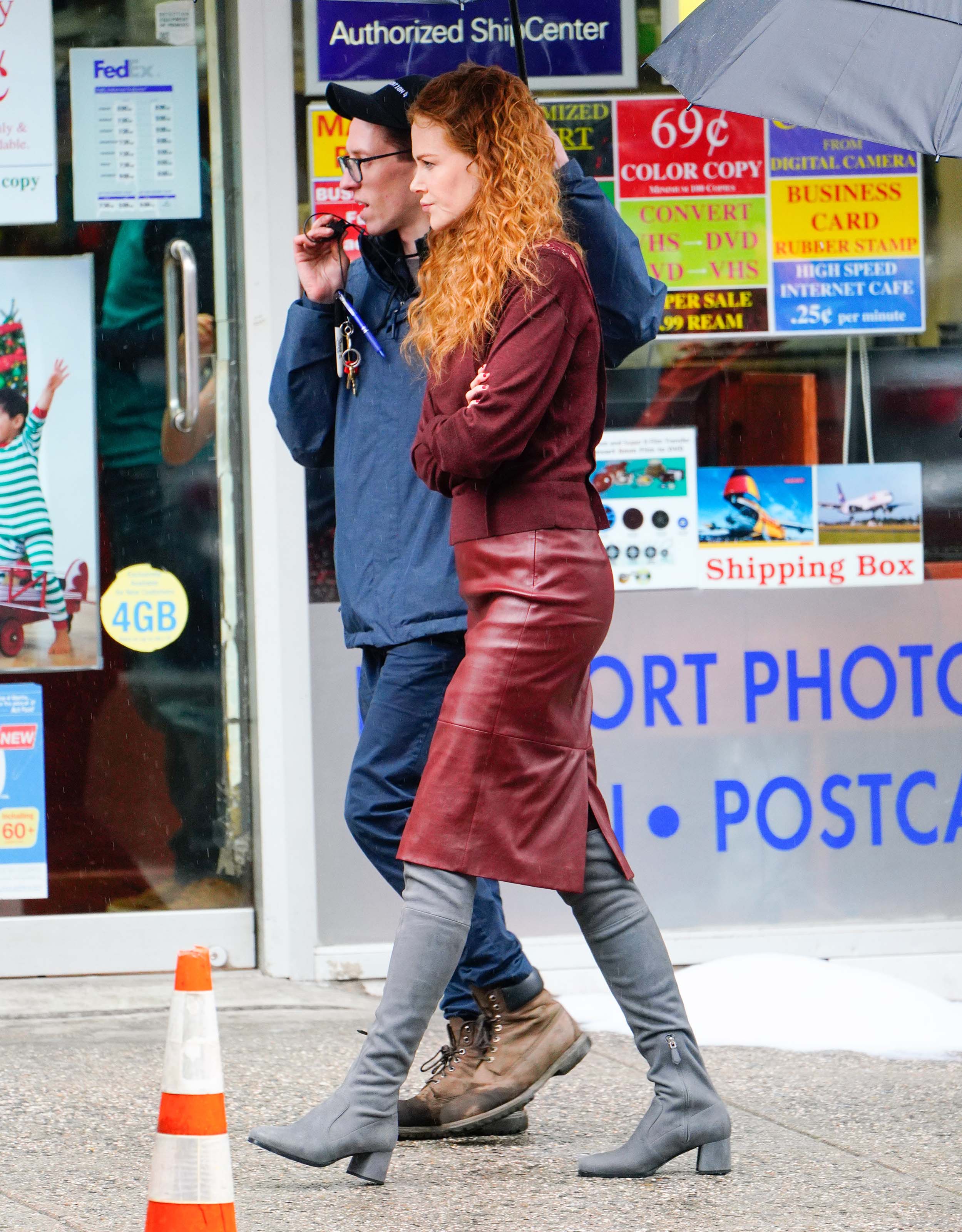 Nicole Kidman on the set of ‘The Undoing’