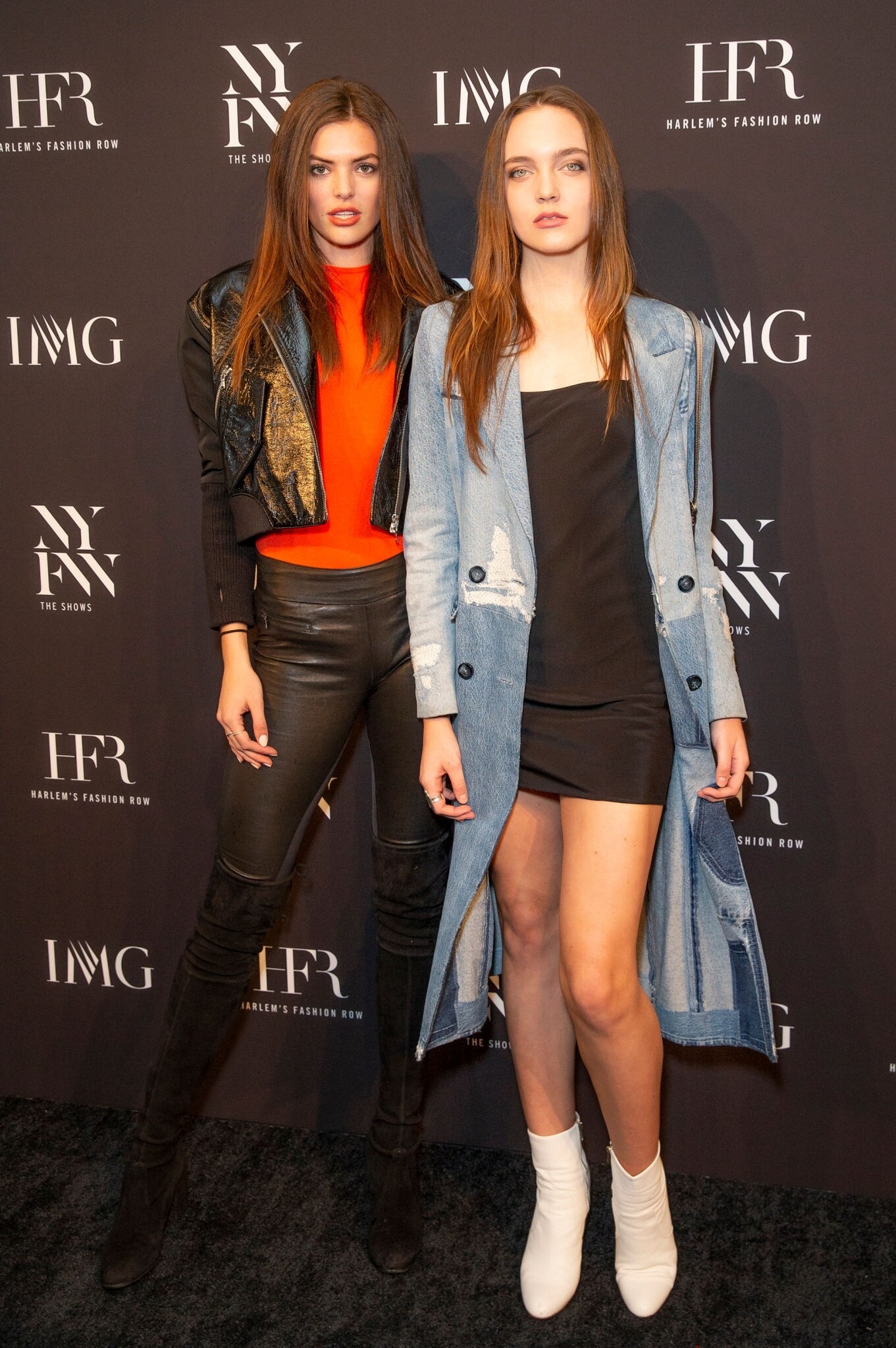 Sofie Rovenstine attending IMG and Harlem Fashion Row