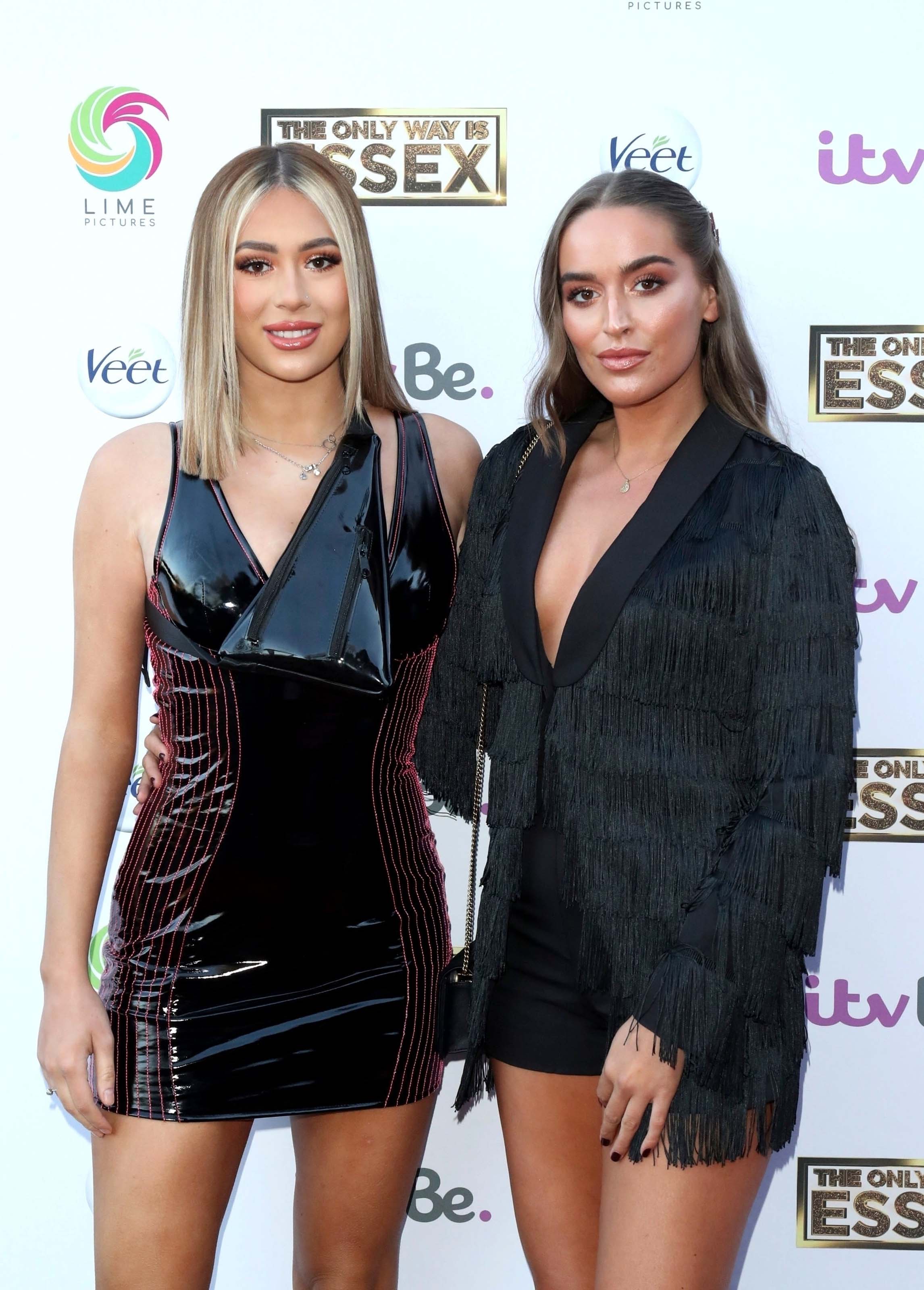 Demi Sims, Chloe Sims & Georgia Kousoulou attend The Only Way Is Essex’ TV show press night