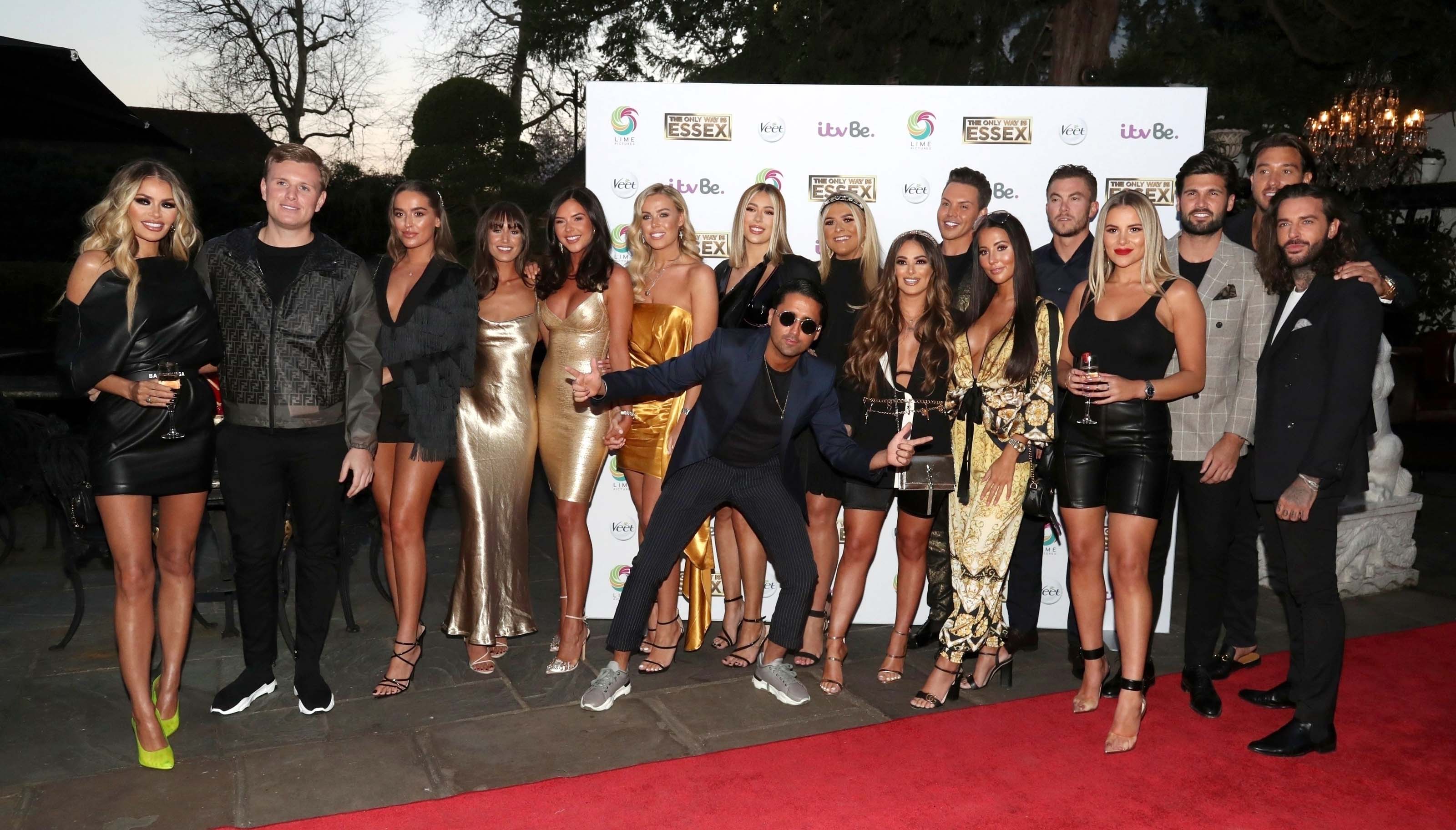Demi Sims, Chloe Sims & Georgia Kousoulou attend The Only Way Is Essex’ TV show press night