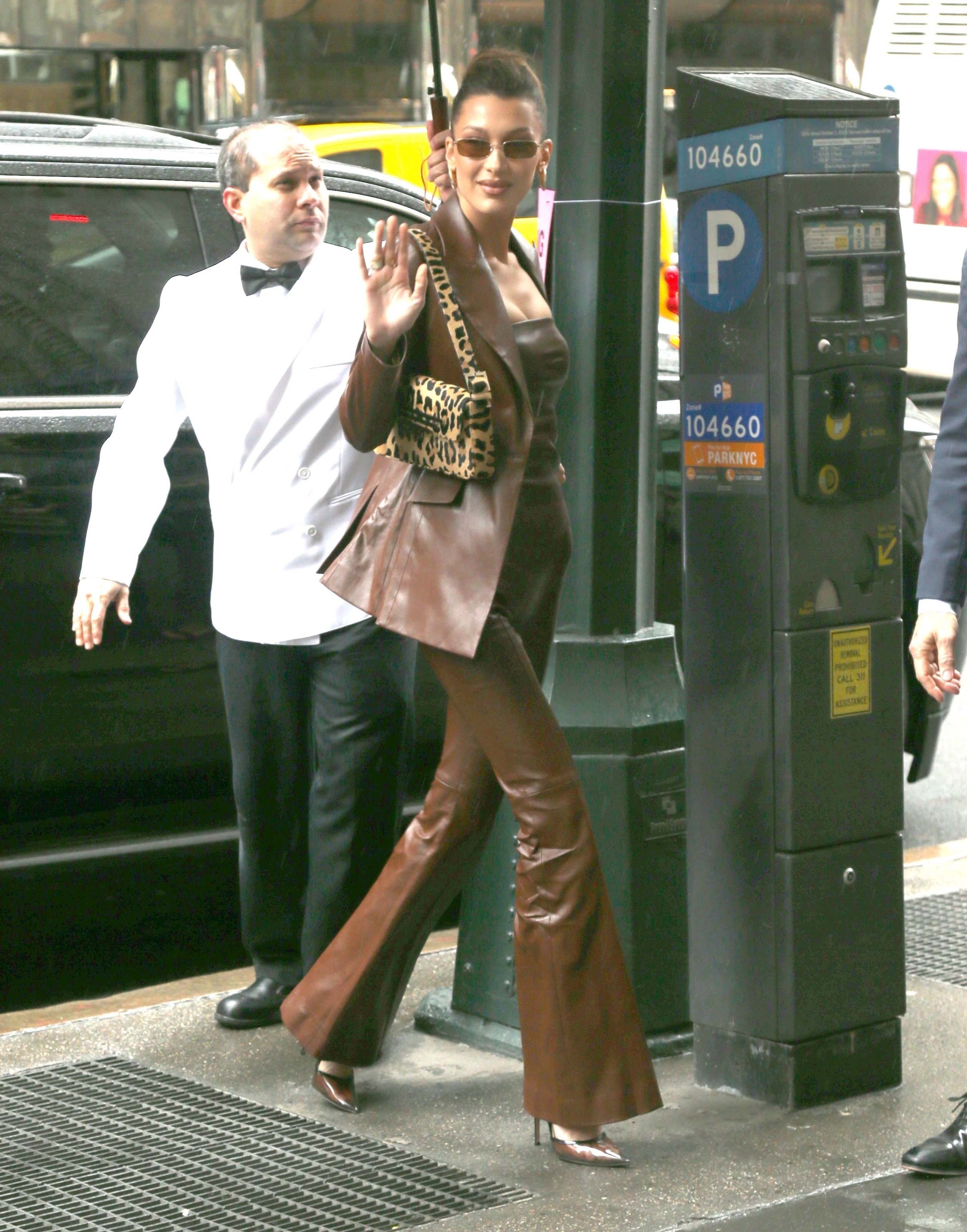 Bella Hadid outside 2019 Variety’s Power of Women