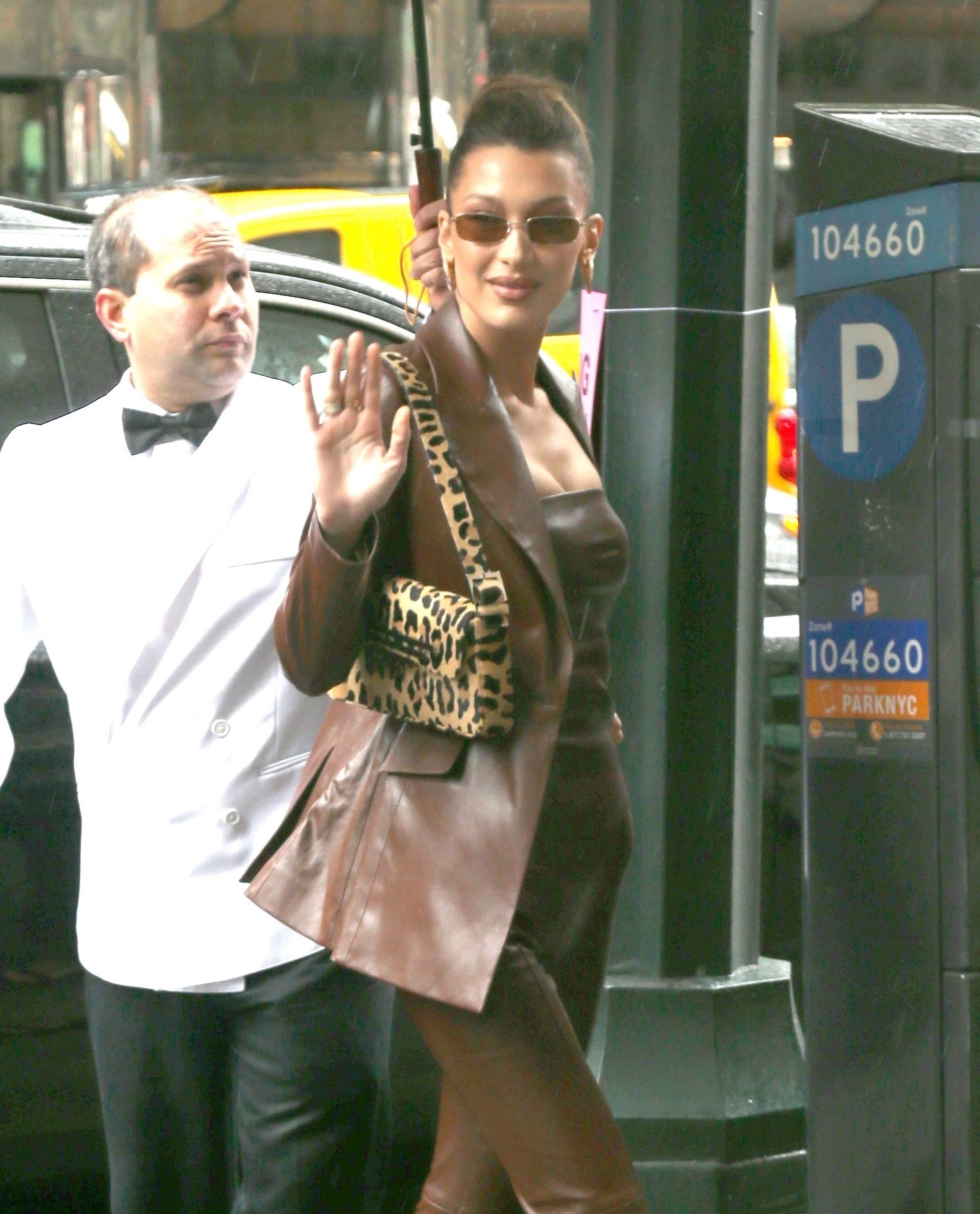 Bella Hadid outside 2019 Variety’s Power of Women