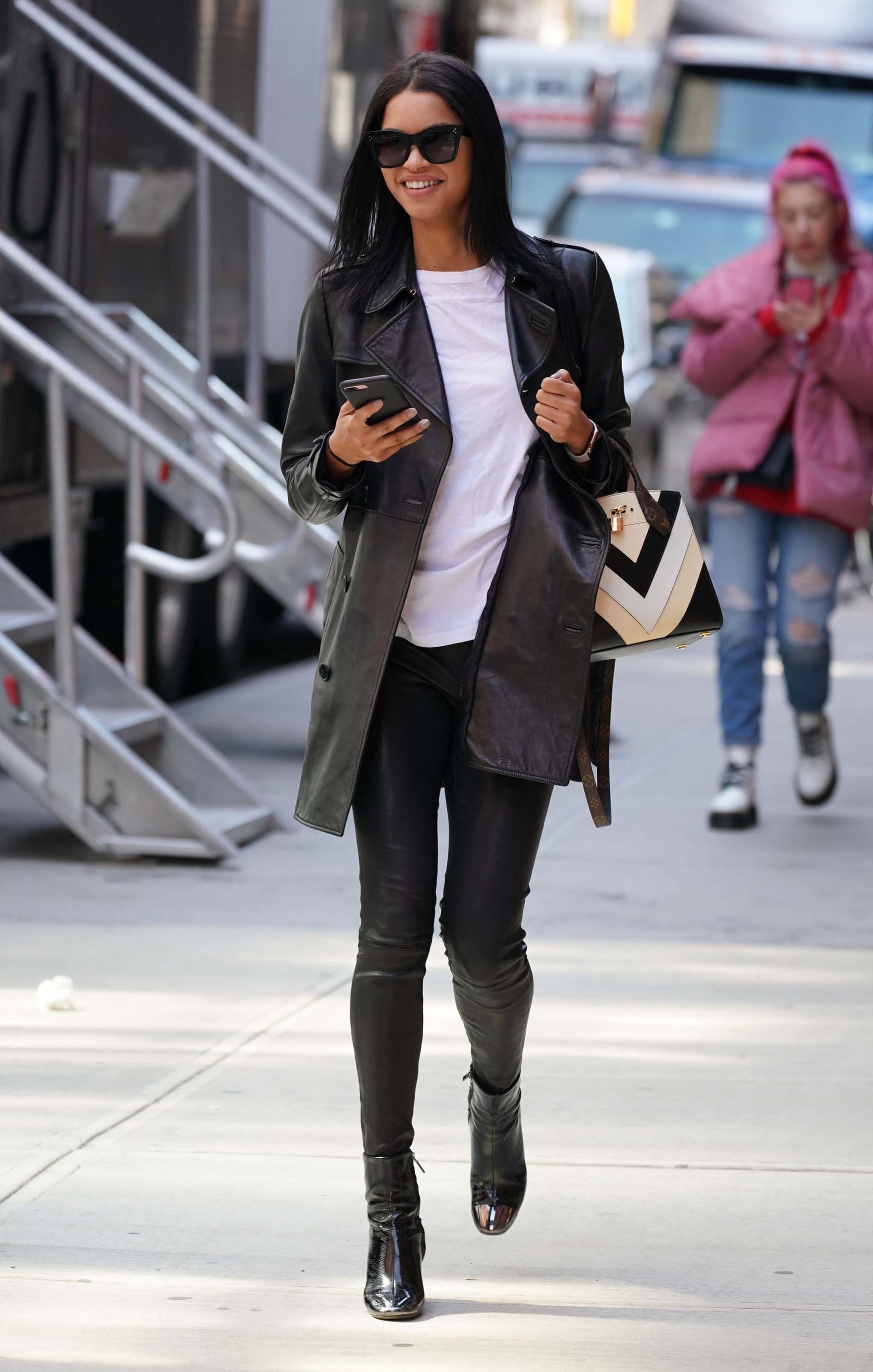 Daiane Sodre is seen in NYC