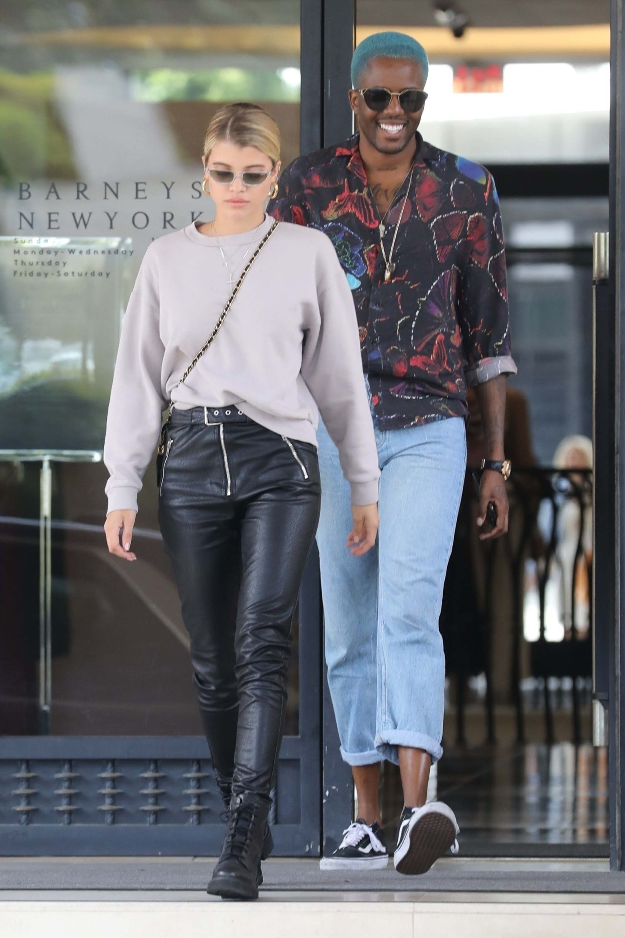 Sofia Richie leaves Barneys New York