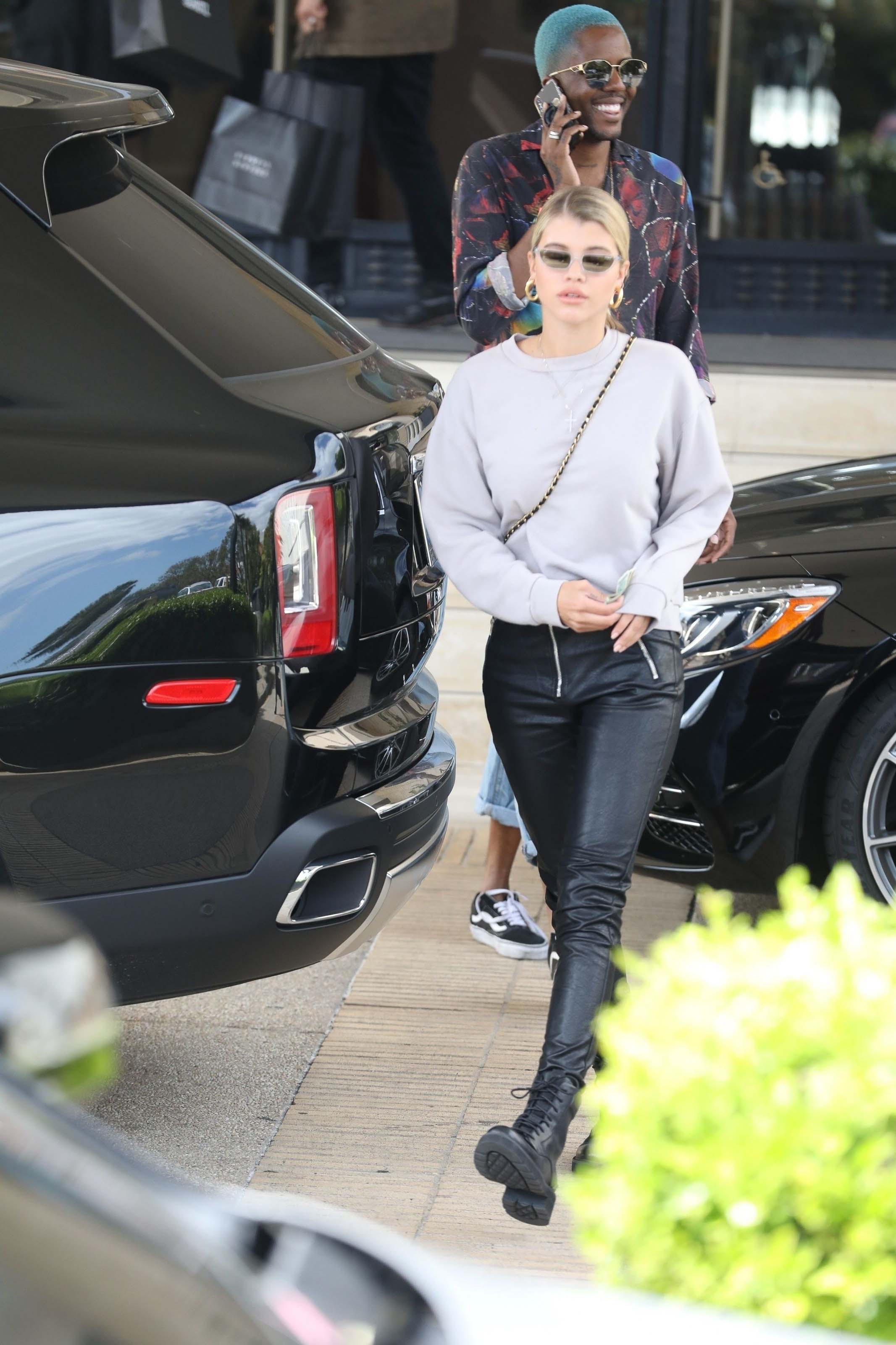 Sofia Richie leaves Barneys New York