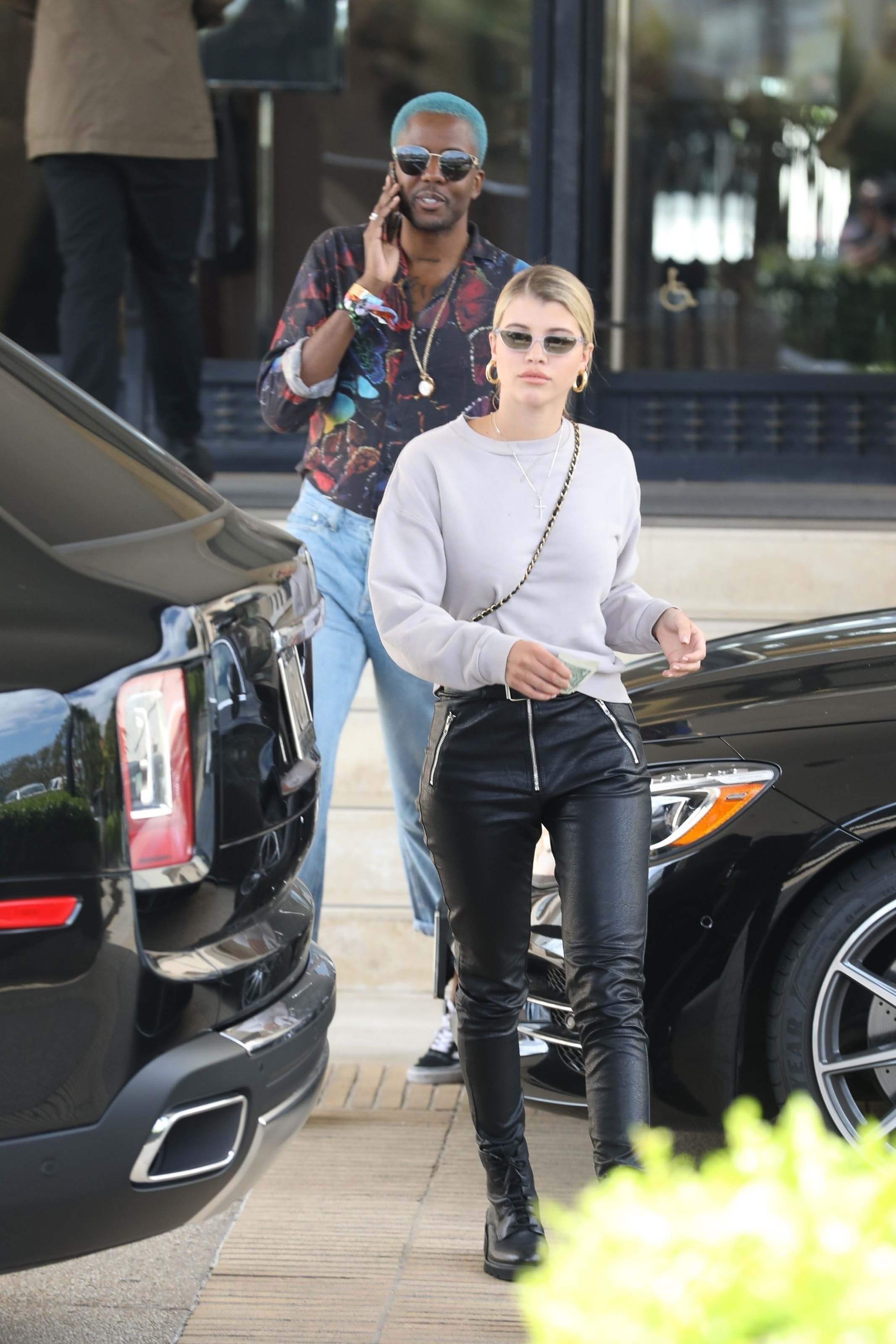 Sofia Richie leaves Barneys New York