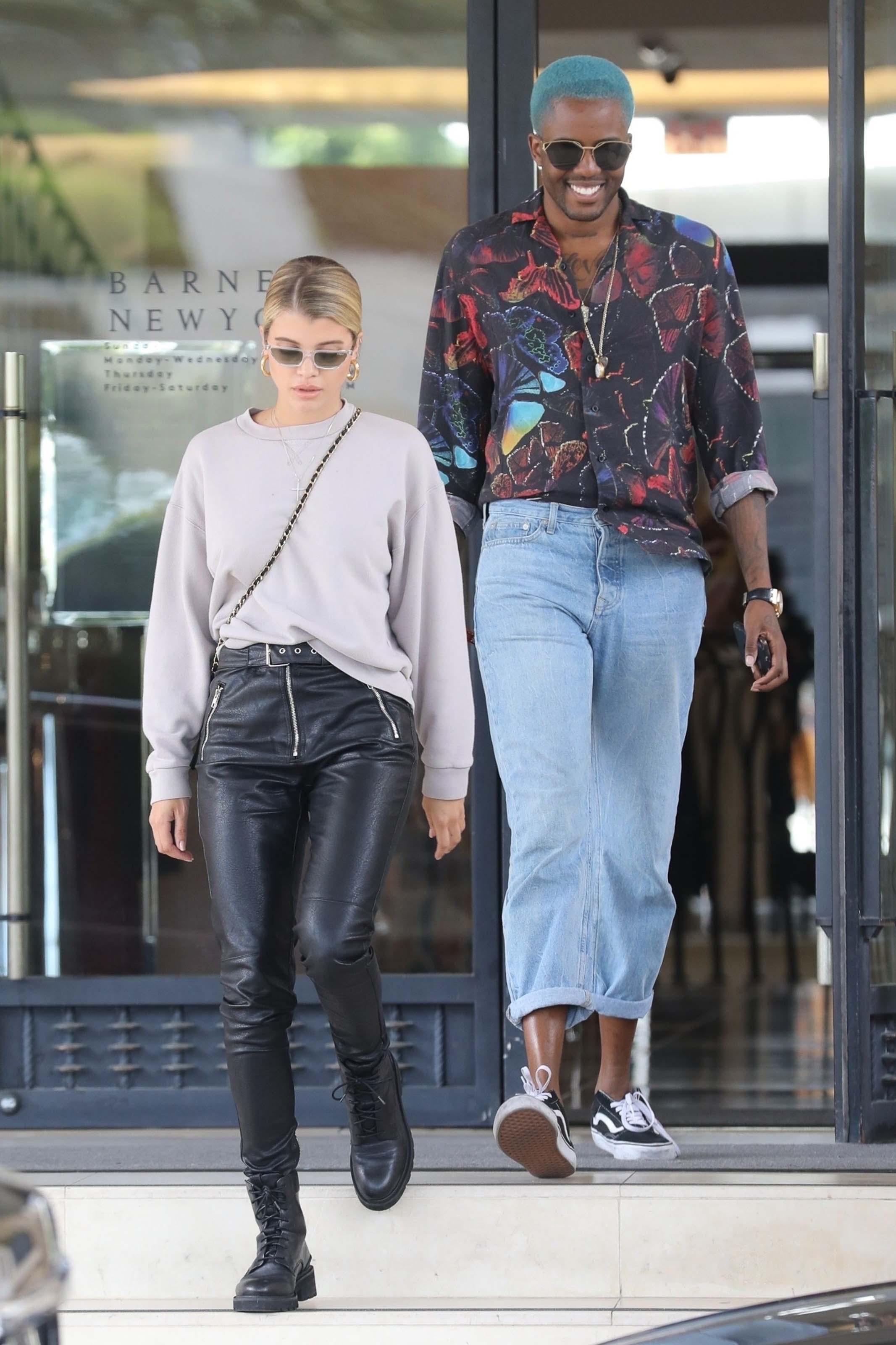 Sofia Richie leaves Barneys New York