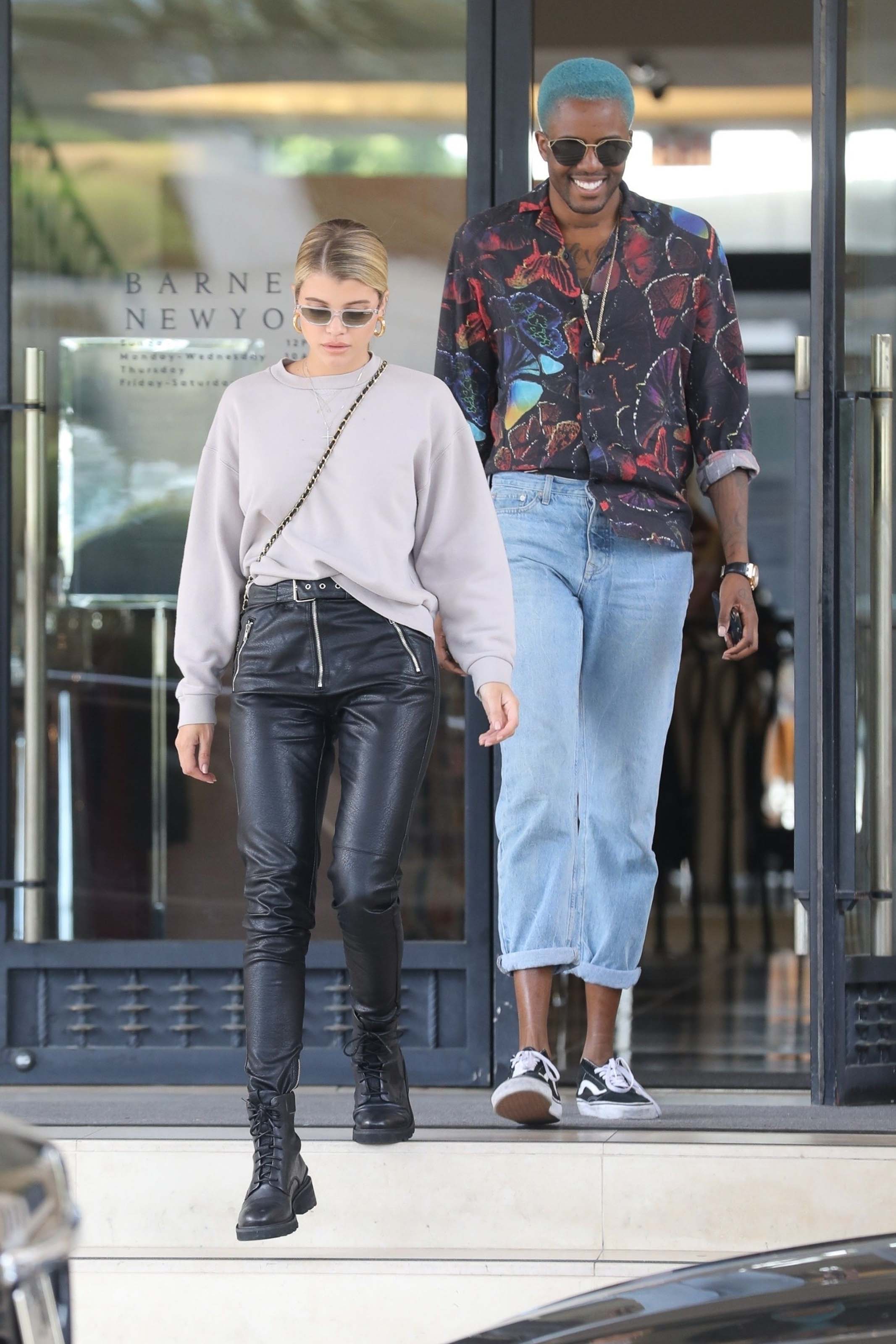 Sofia Richie leaves Barneys New York