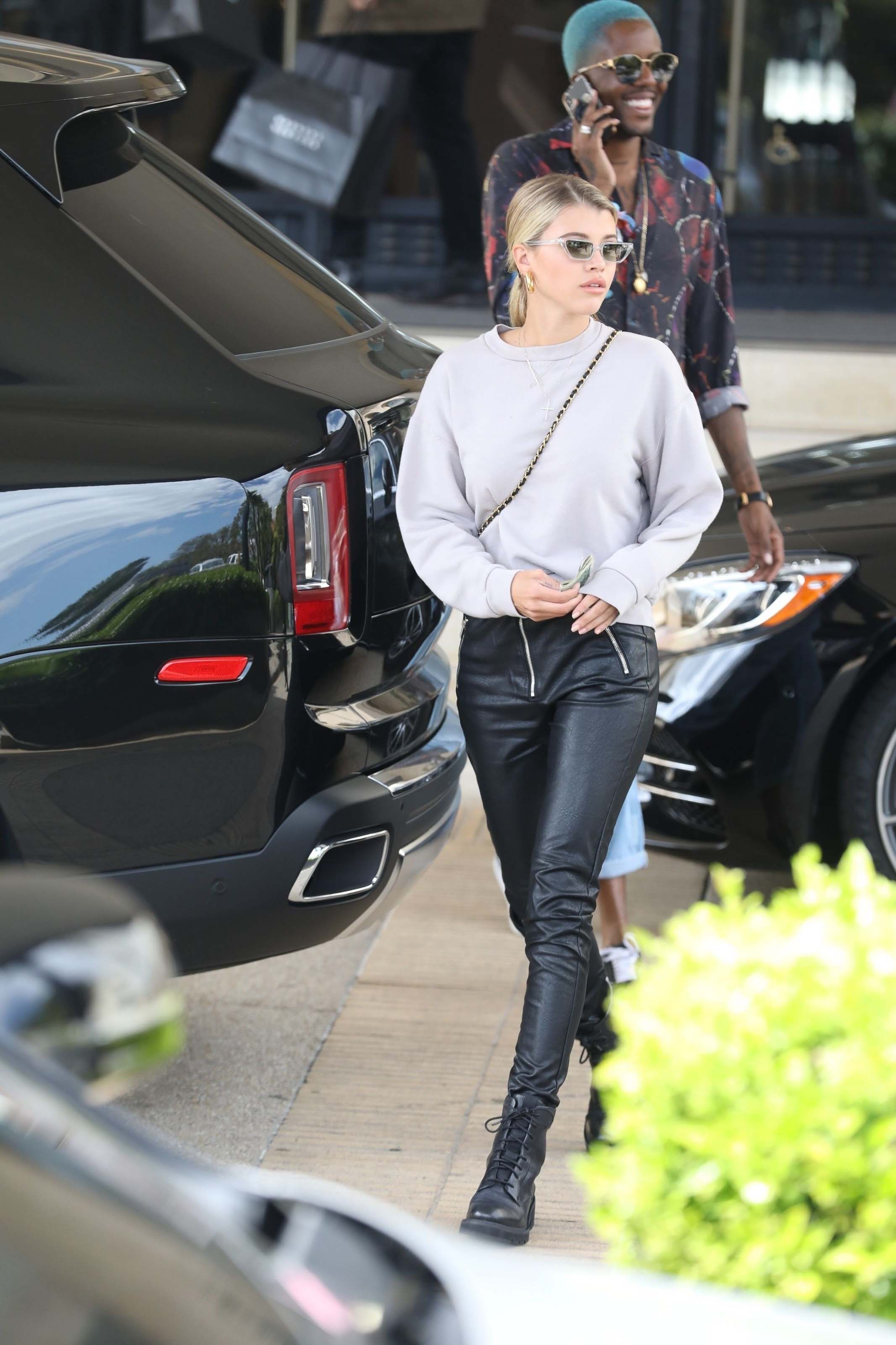 Sofia Richie leaves Barneys New York