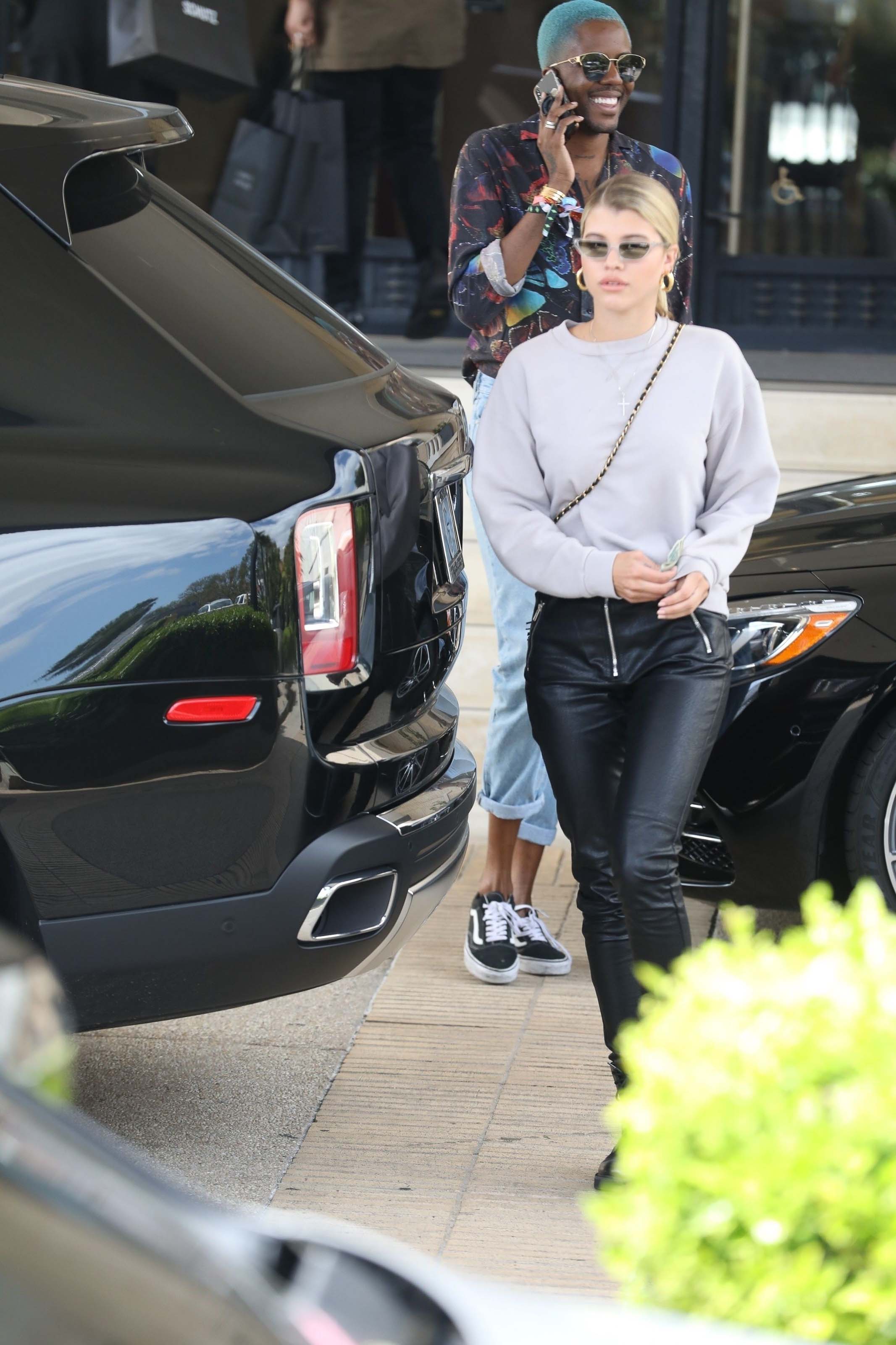 Sofia Richie leaves Barneys New York