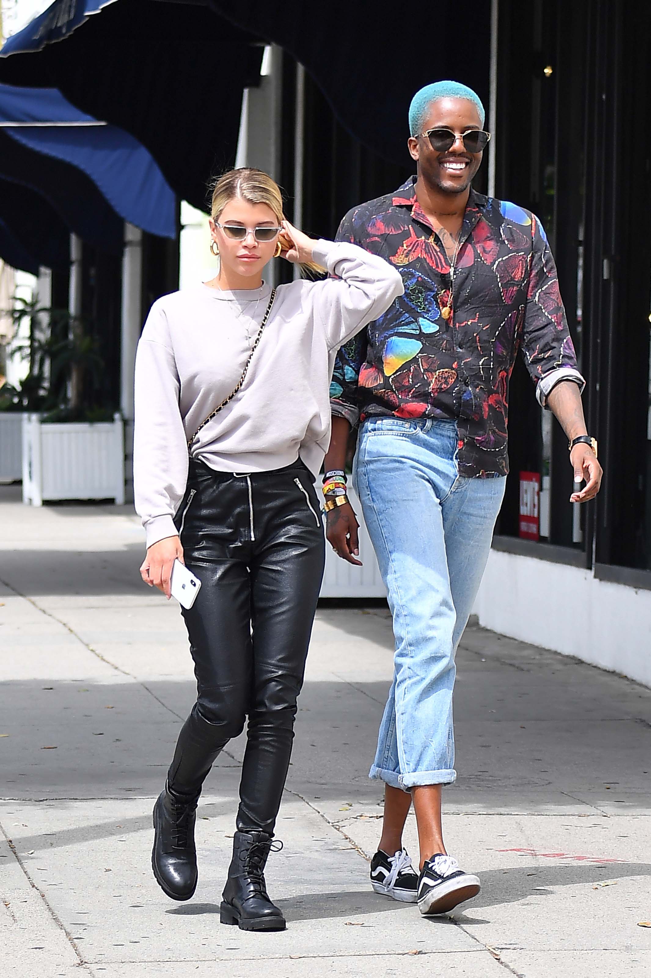 Sofia Richie leaves Barneys New York