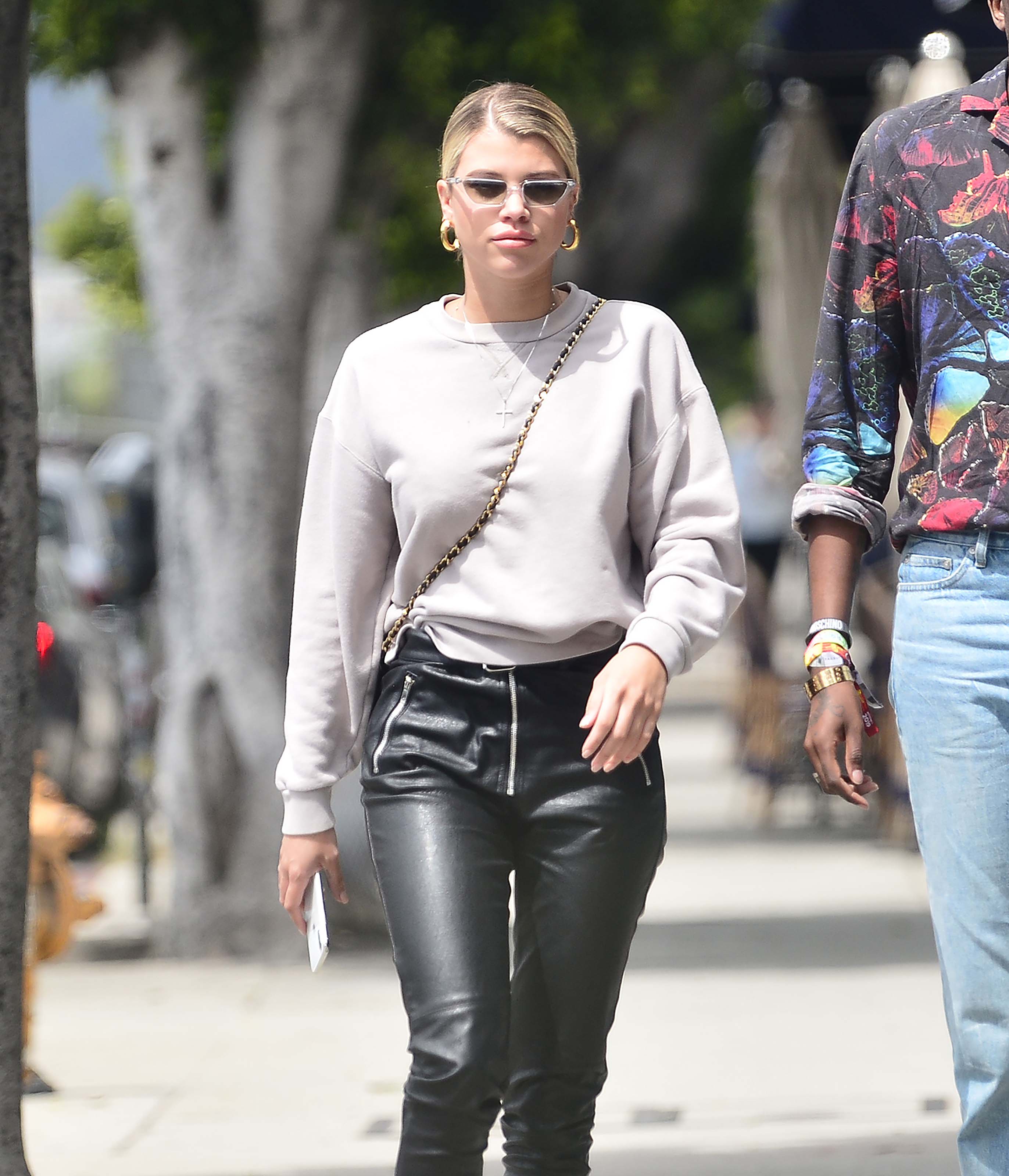 Sofia Richie leaves Barneys New York