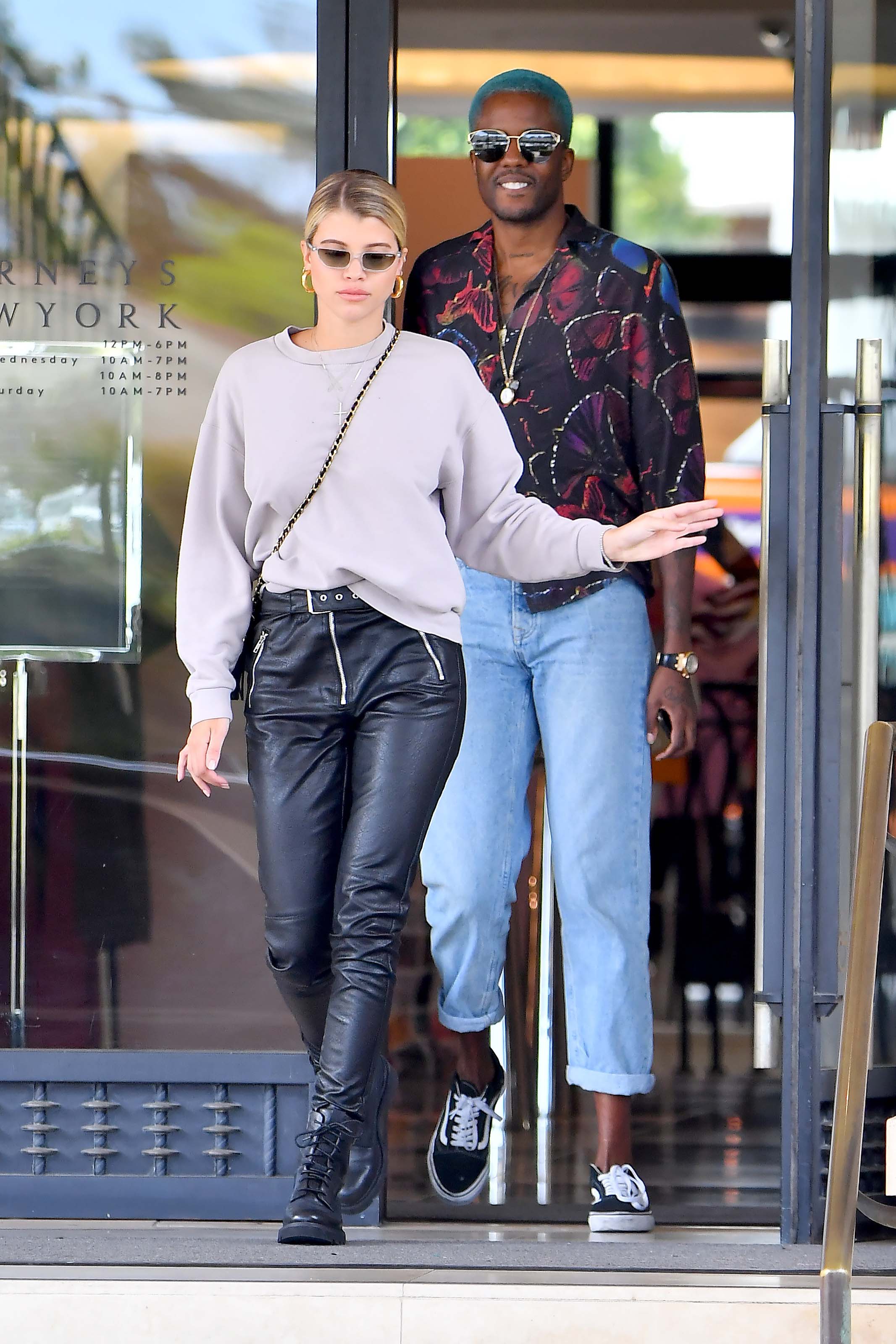 Sofia Richie leaves Barneys New York